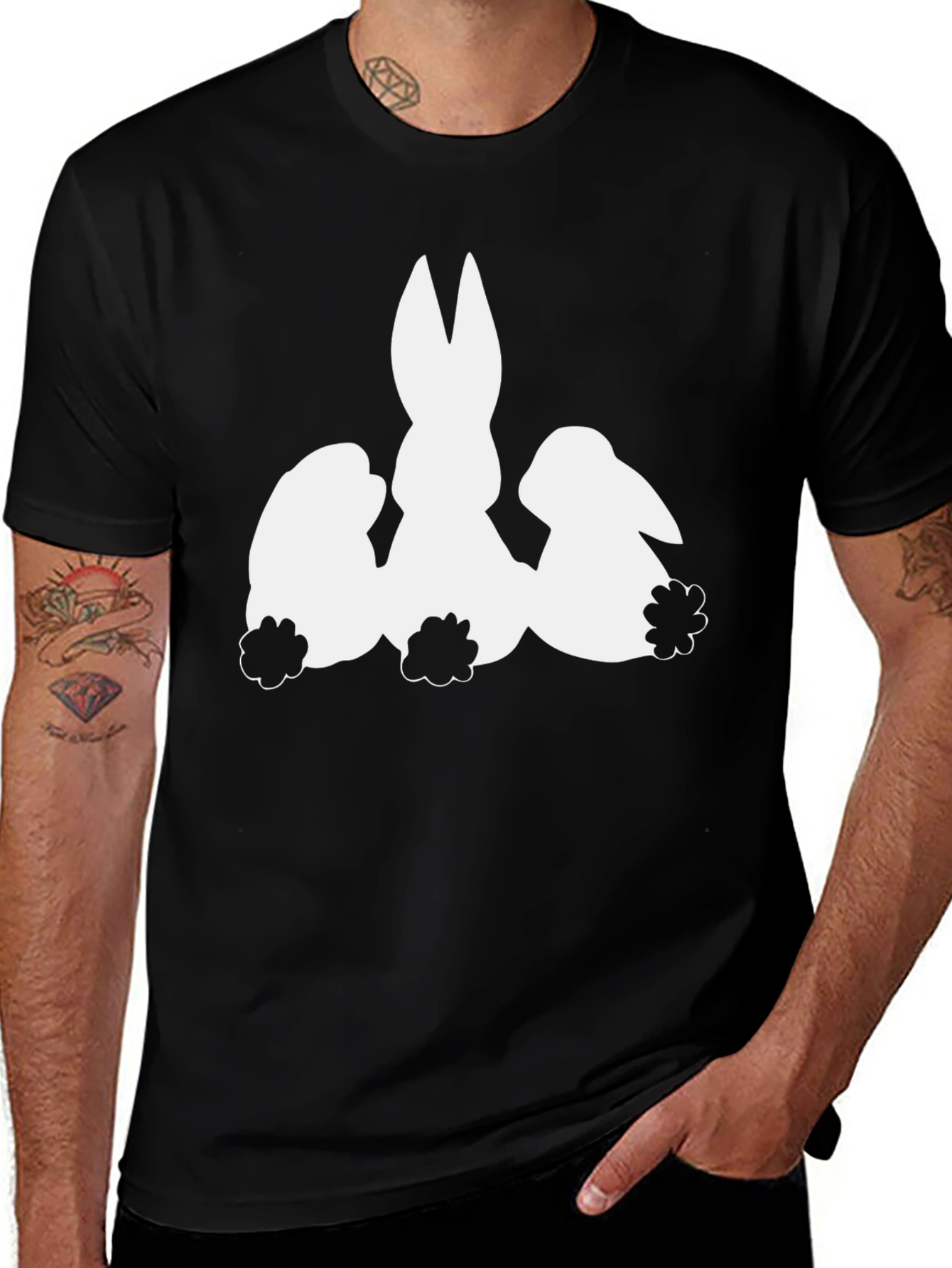 Variant 15 of Bunny Tail T-Shirt - Fun Easter Tee!