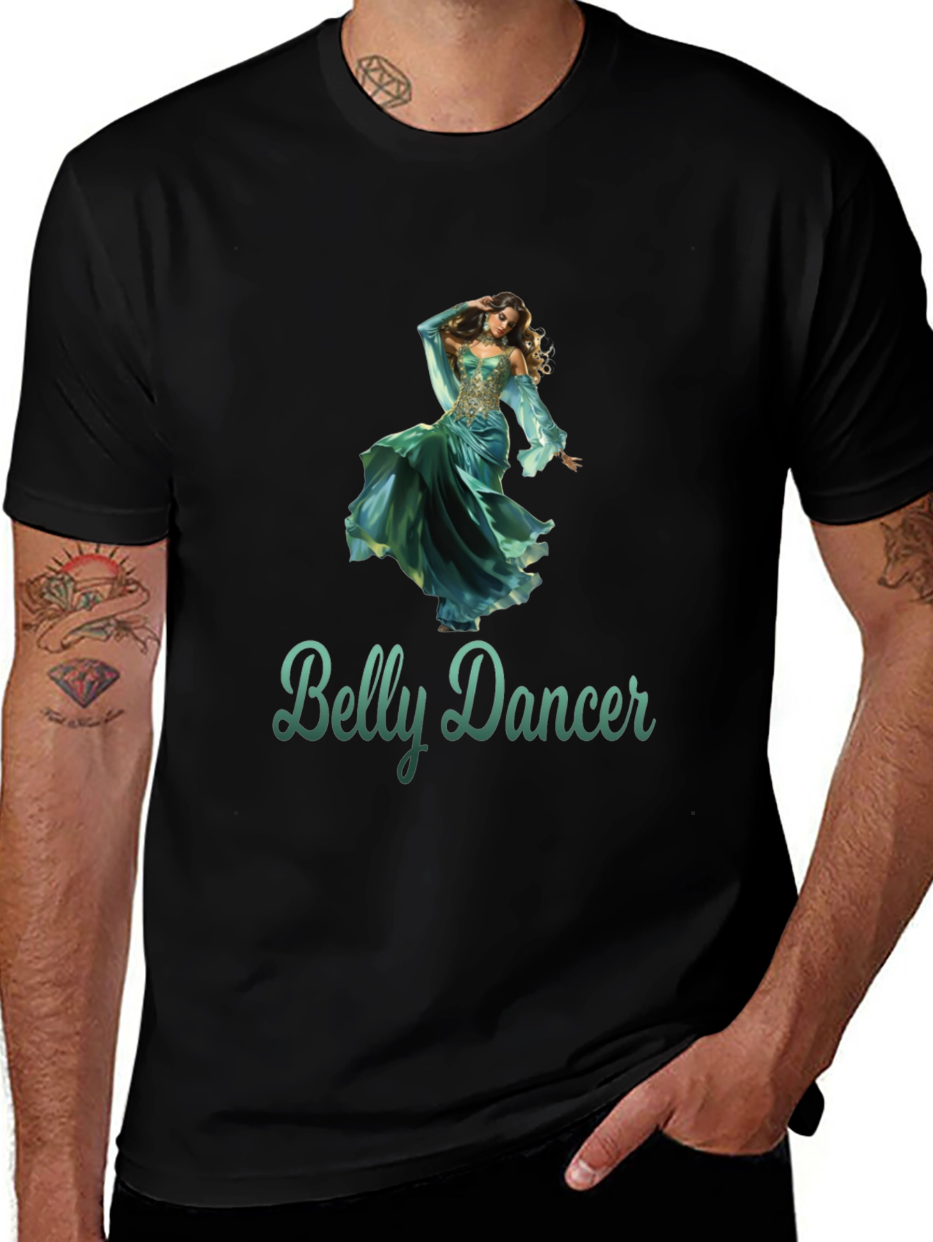 Variant 29 of Belly Dancer Graphic T-Shirt - Unique Design