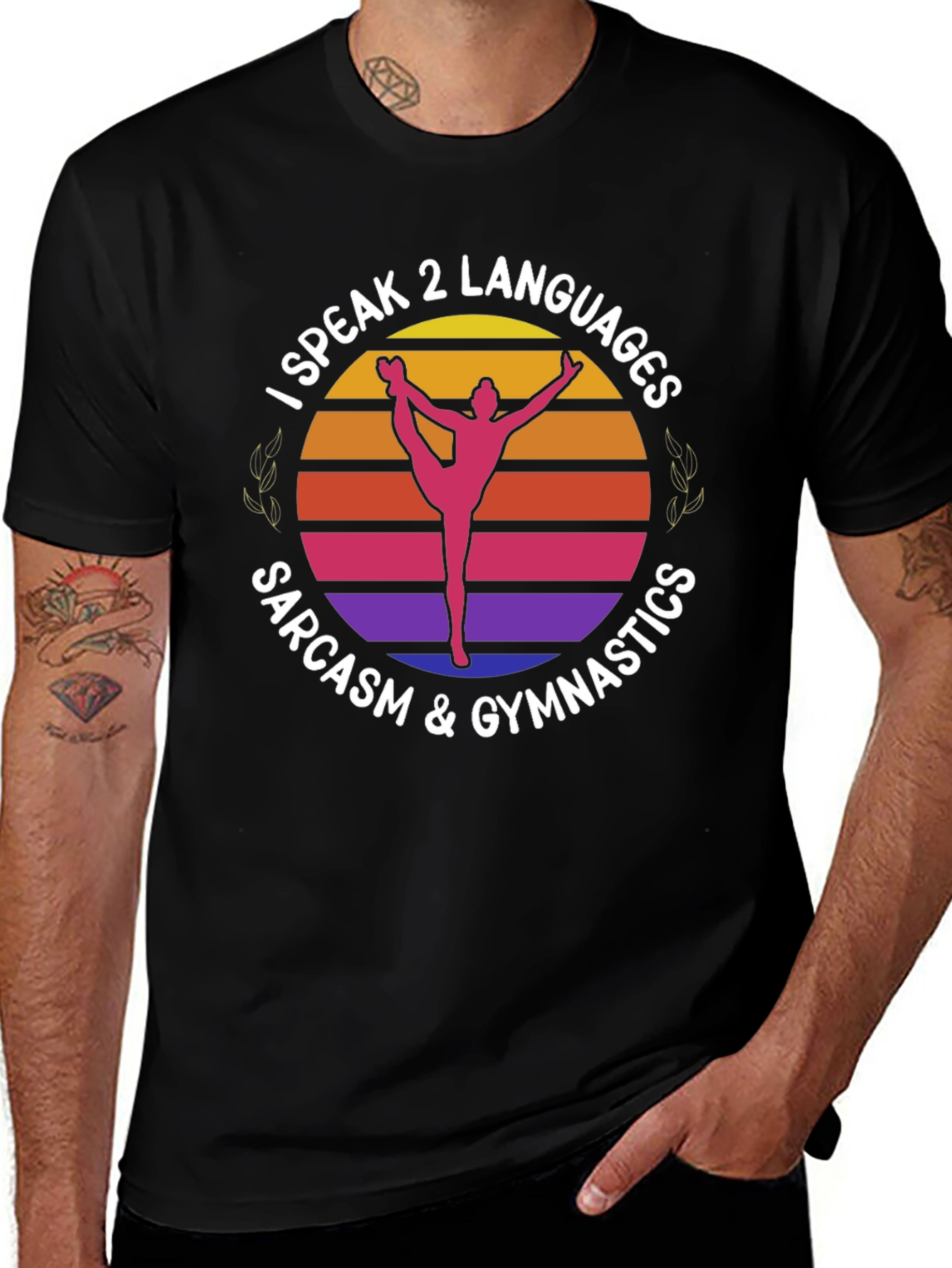 Variant 11 of Sarcasm & Gymnastics T-Shirt
