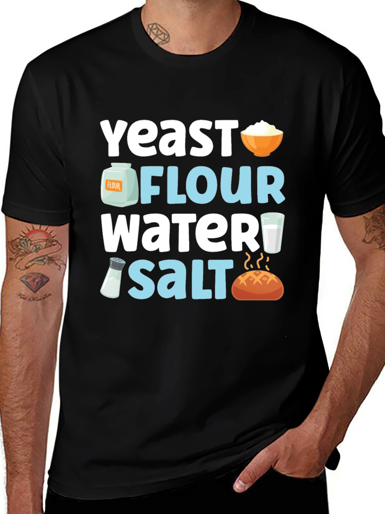 Variant 3 of Baking Ingredients T-Shirt