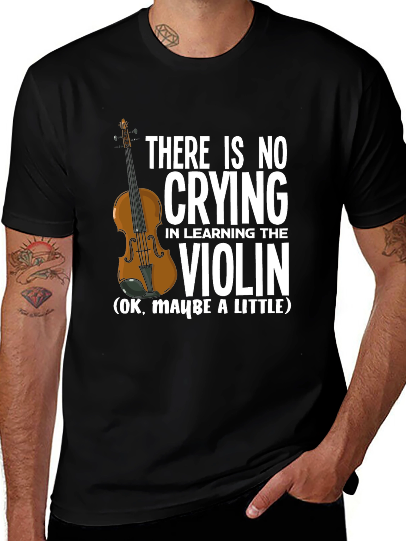 Variant 22 of There is No Crying Violin T-Shirt