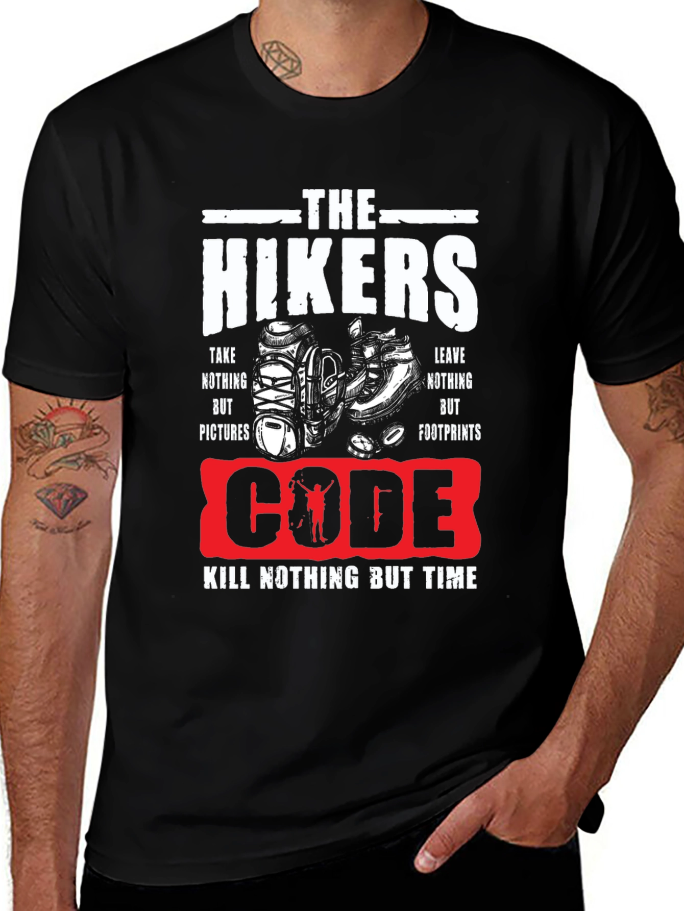 The Hikers Code Graphic T-Shirt