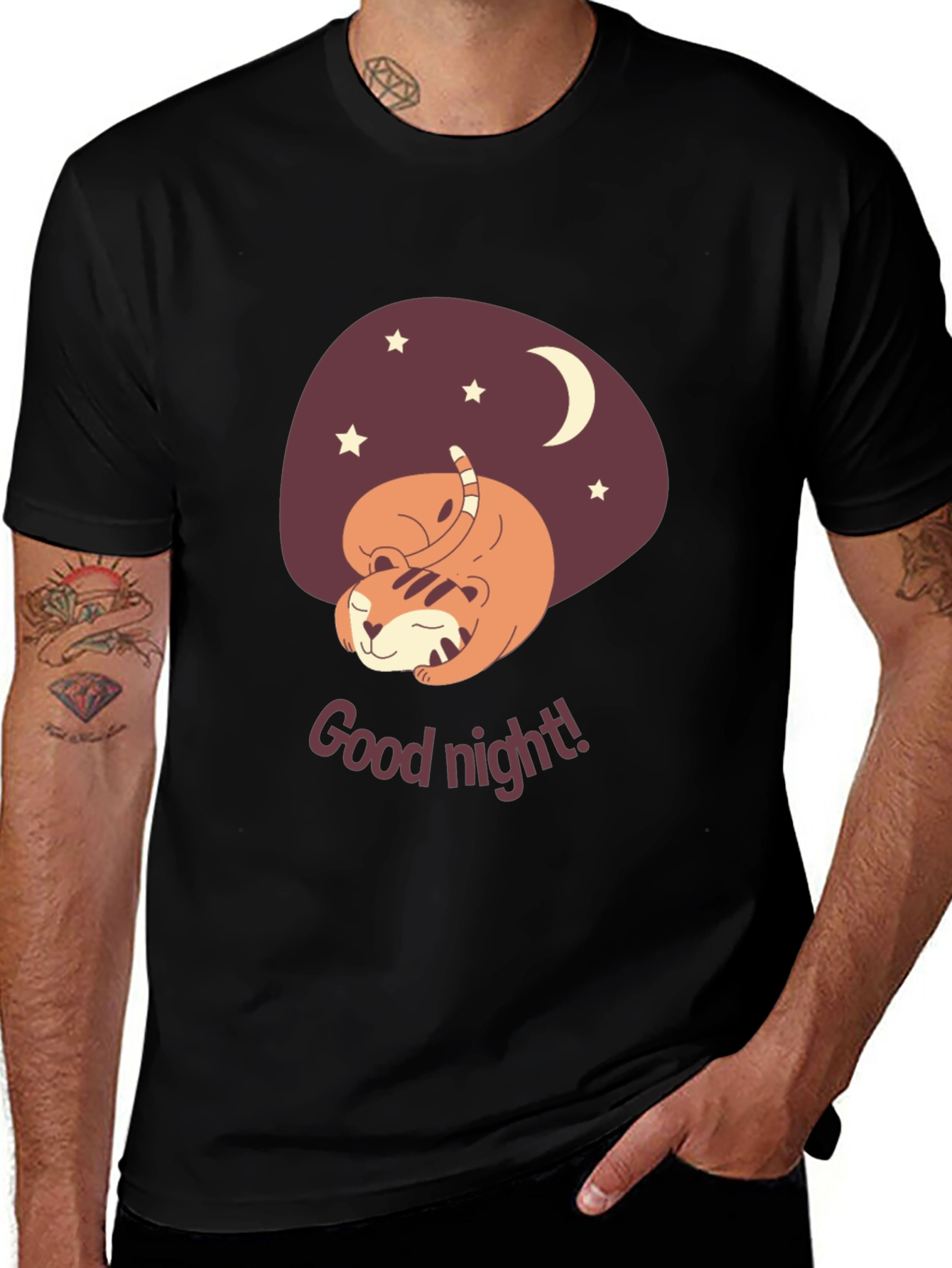 Good Night Tiger Graphic Tee