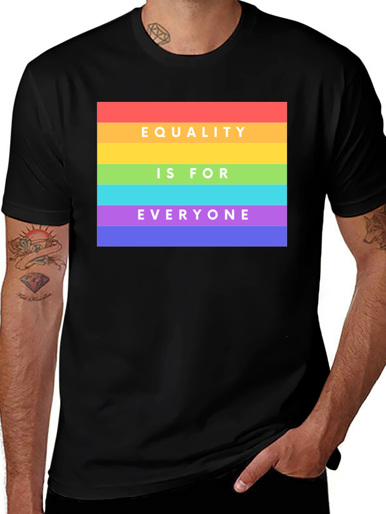Equality for Everyone Rainbow Pride T-Shirt