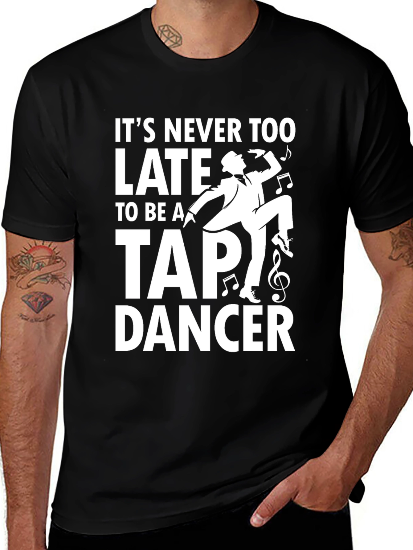 Variant 10 of It's Never Too Late to Tap Dance T-Shirt