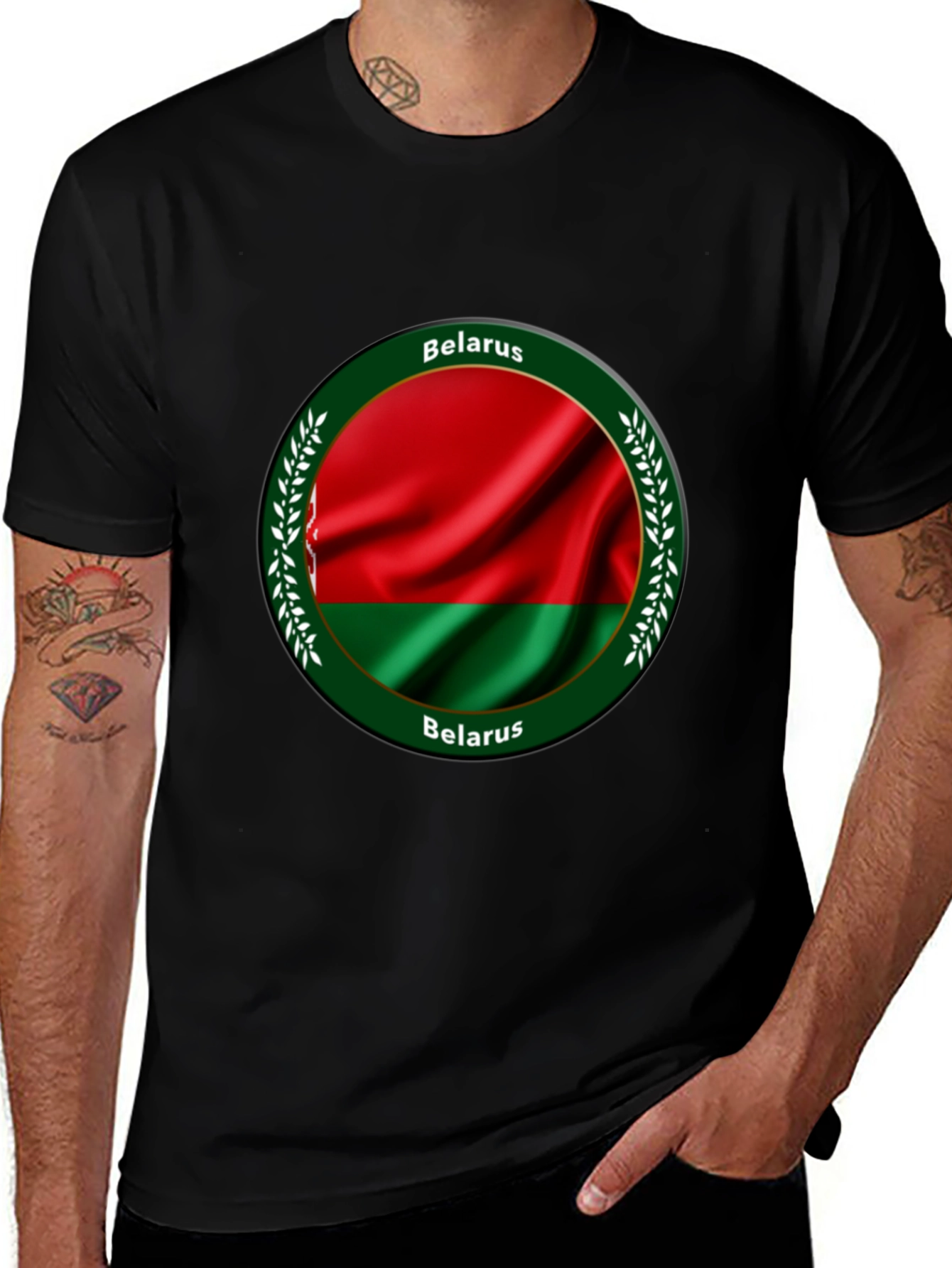 Belarus Flag Graphic Tee