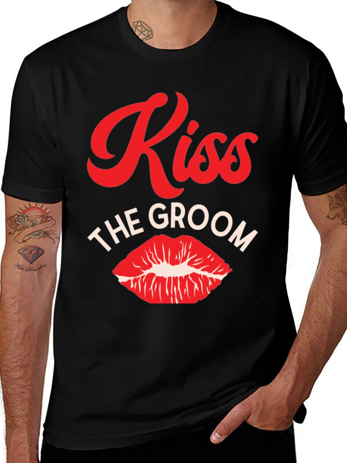 Variant 27 of Kiss the Groom T-Shirt