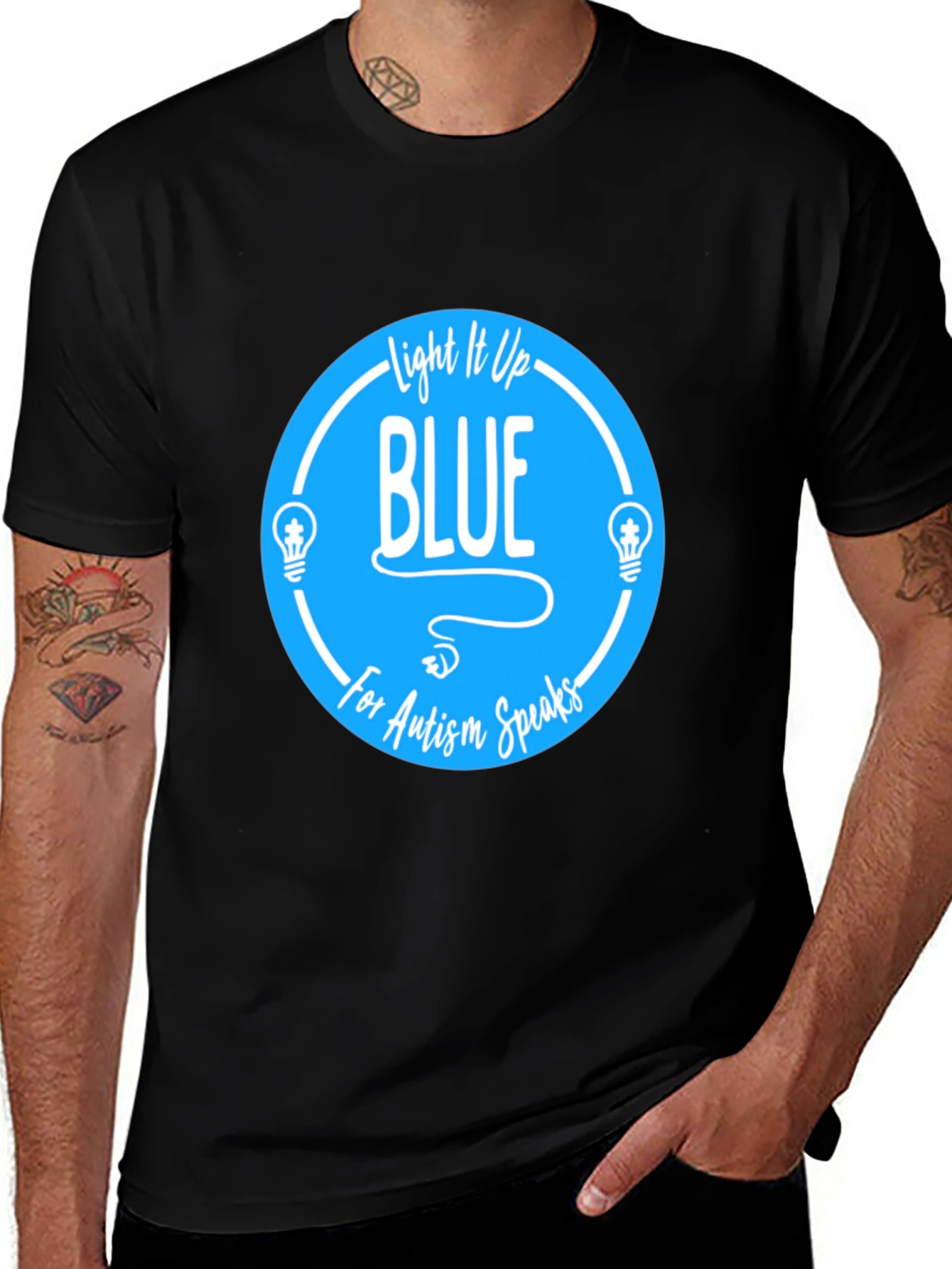 Light It Up Blue Autism Awareness T-Shirt