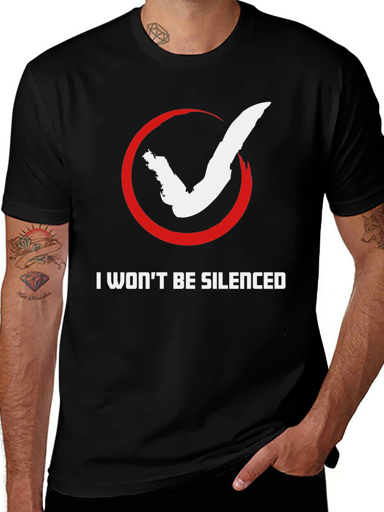 Variant 30 of I Won't Be Silenced Graphic T-Shirt