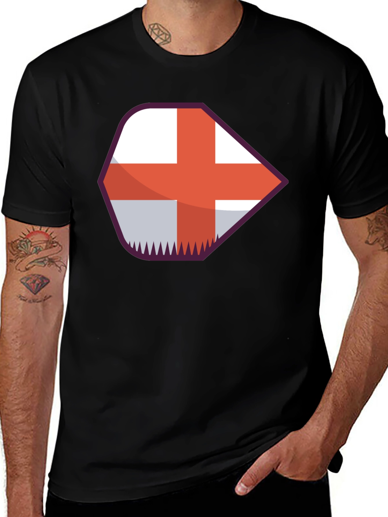 Variant 20 of Modern Graphic Tee - England Inspired Design