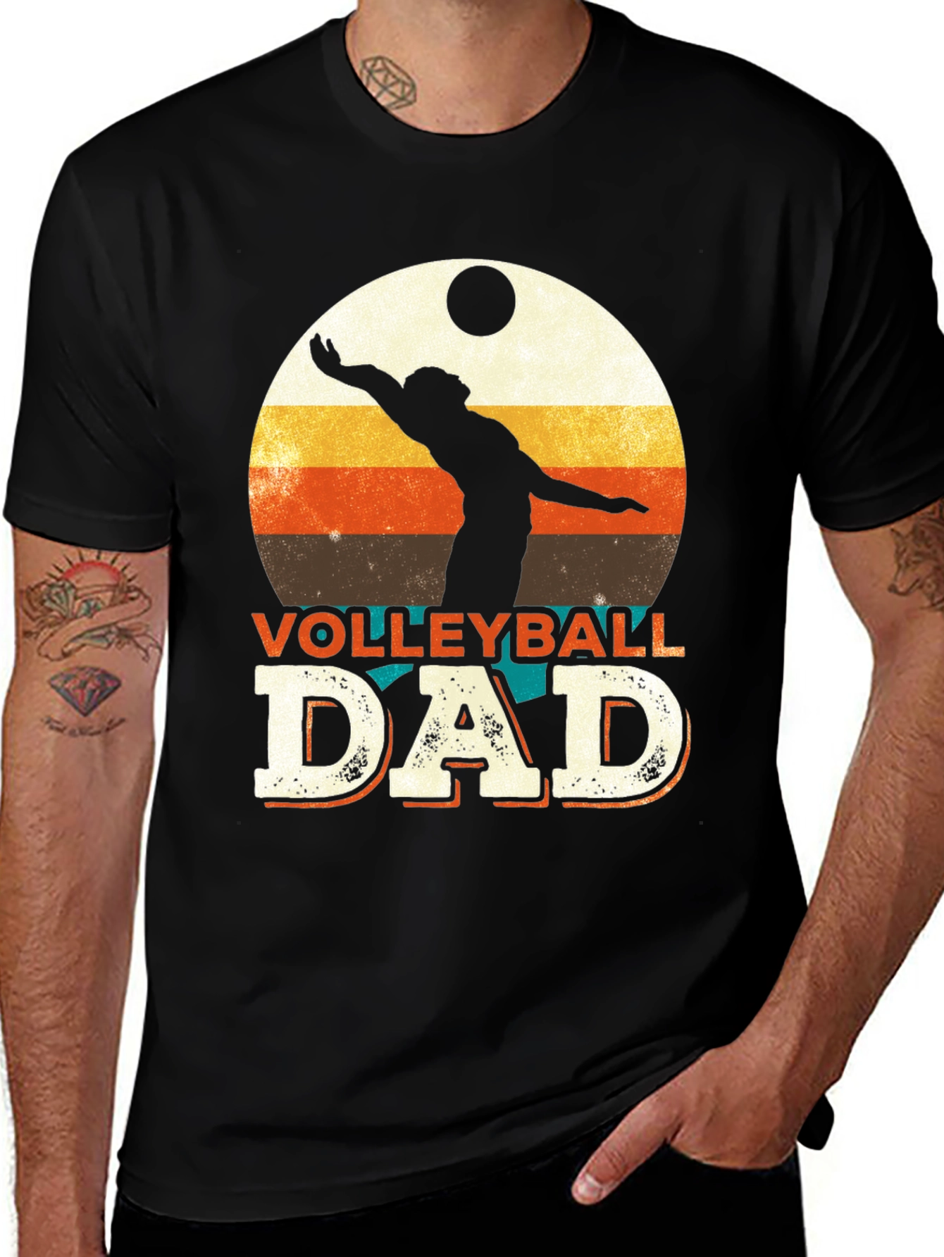 Volleyball Dad Graphic Tee - Sporty & Stylish T-Shirt