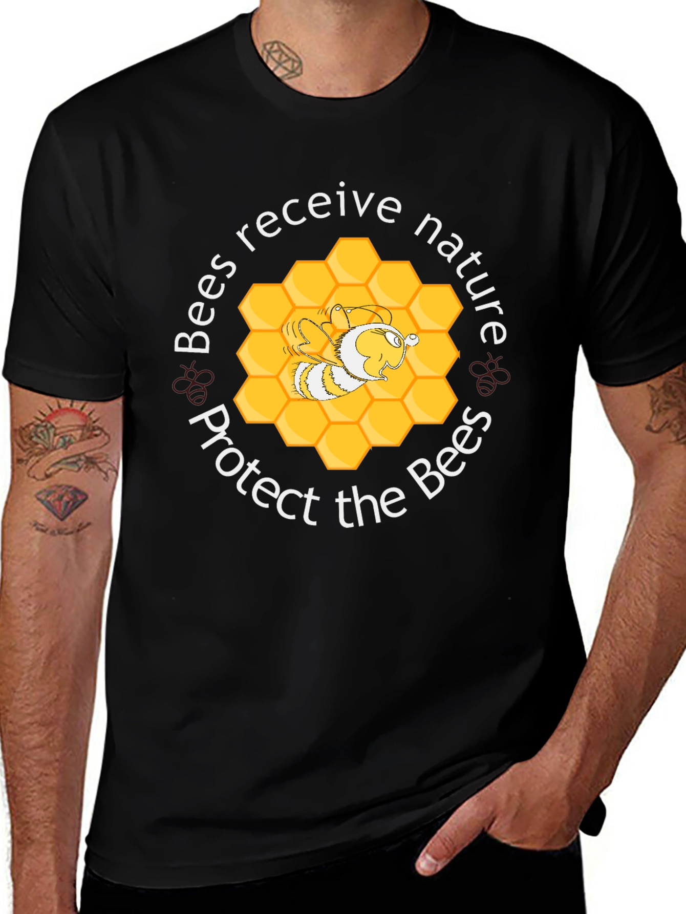 Variant 25 of Protect the Bees Graphic Tee