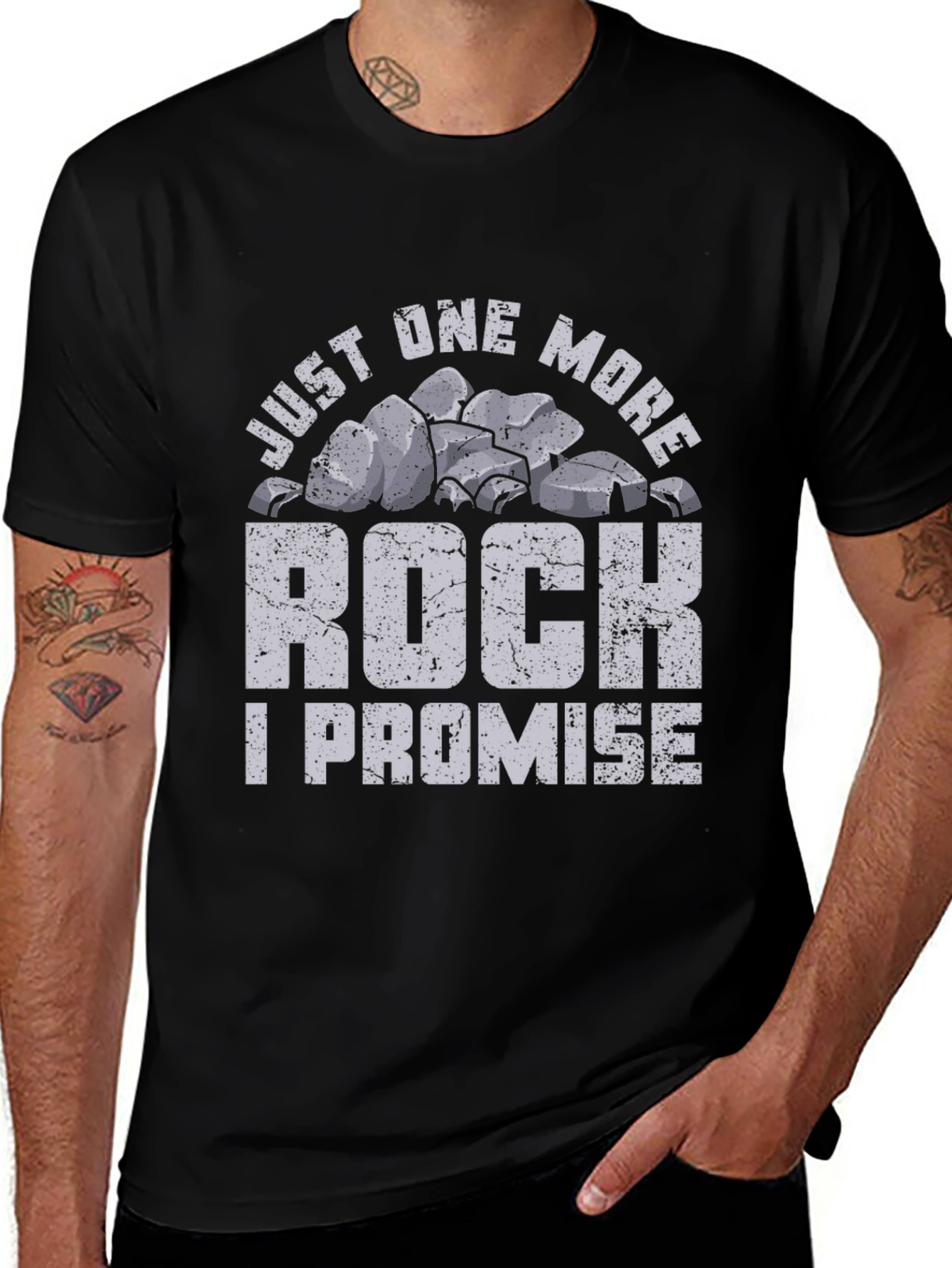 Variant 13 of Just One More Rock T-Shirt Funny Geologist Shirt