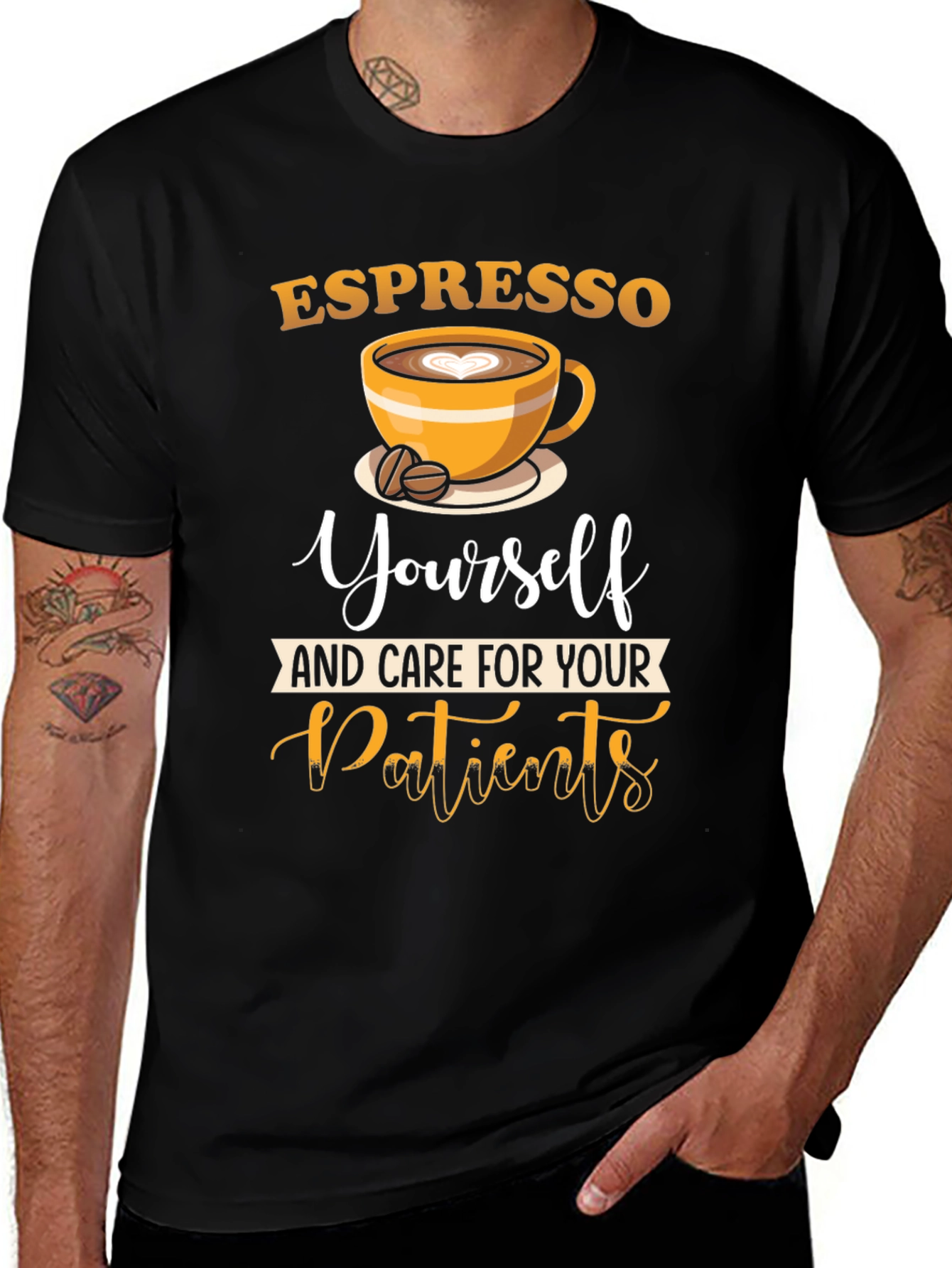 Espresso Yourself Nurse T-Shirt - Coffee Lover Tee