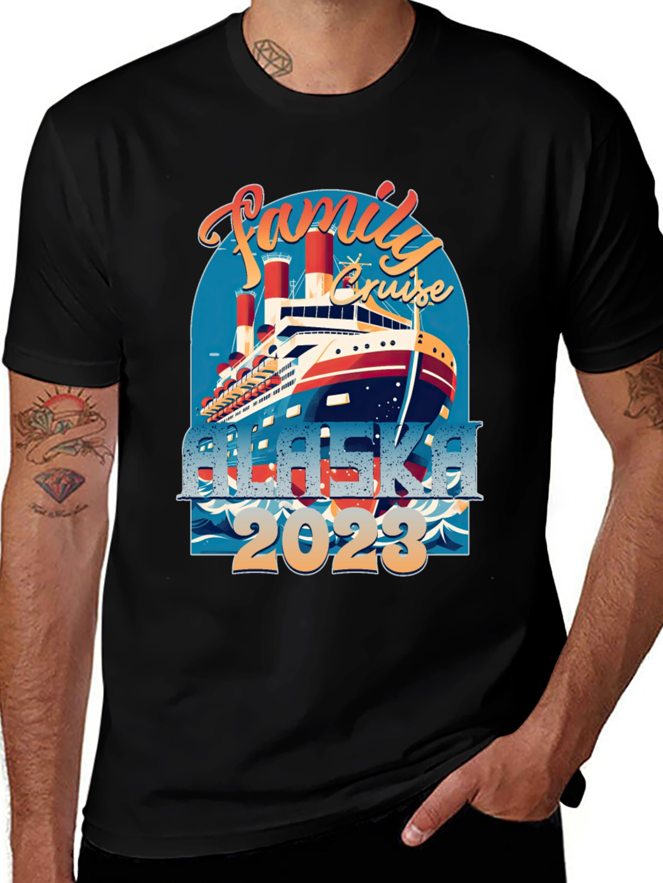 Family Alaska Cruise 2023 T-Shirt