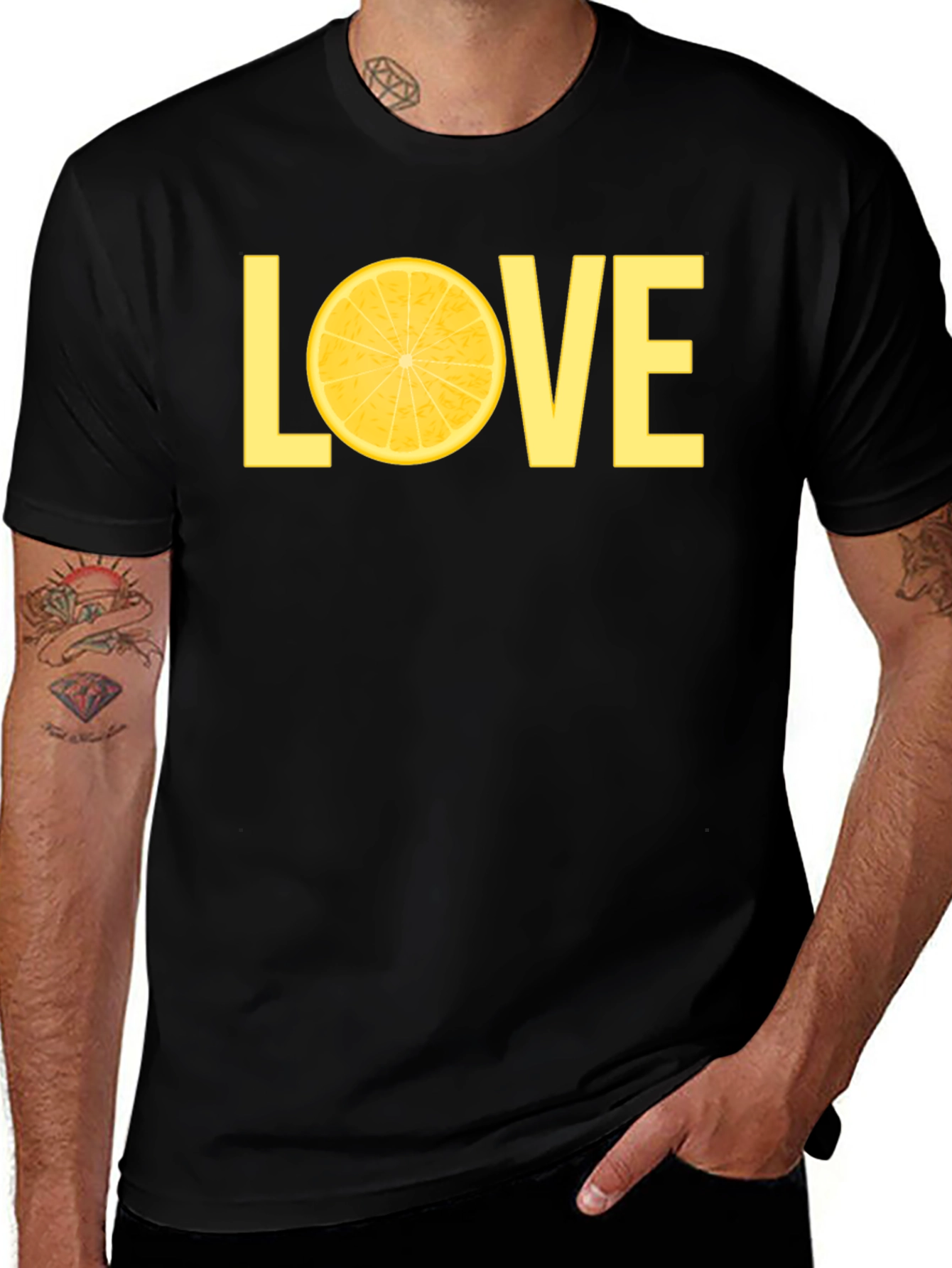 Variant 6 of Lemon Love Graphic Tee - Unisex Soft Cotton T-Shirt