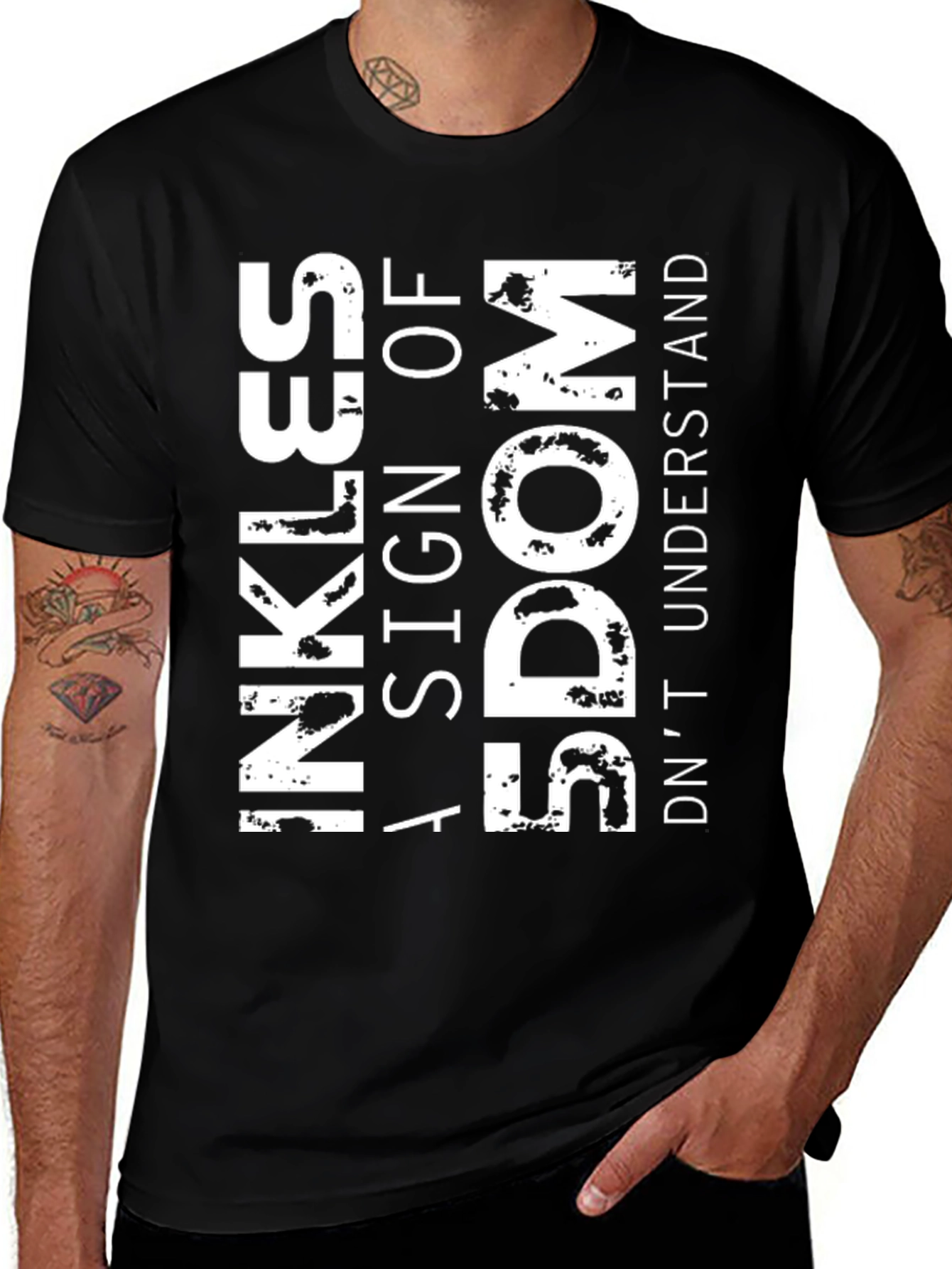 Variant 19 of Inkless Wisdom Black T-Shirt
