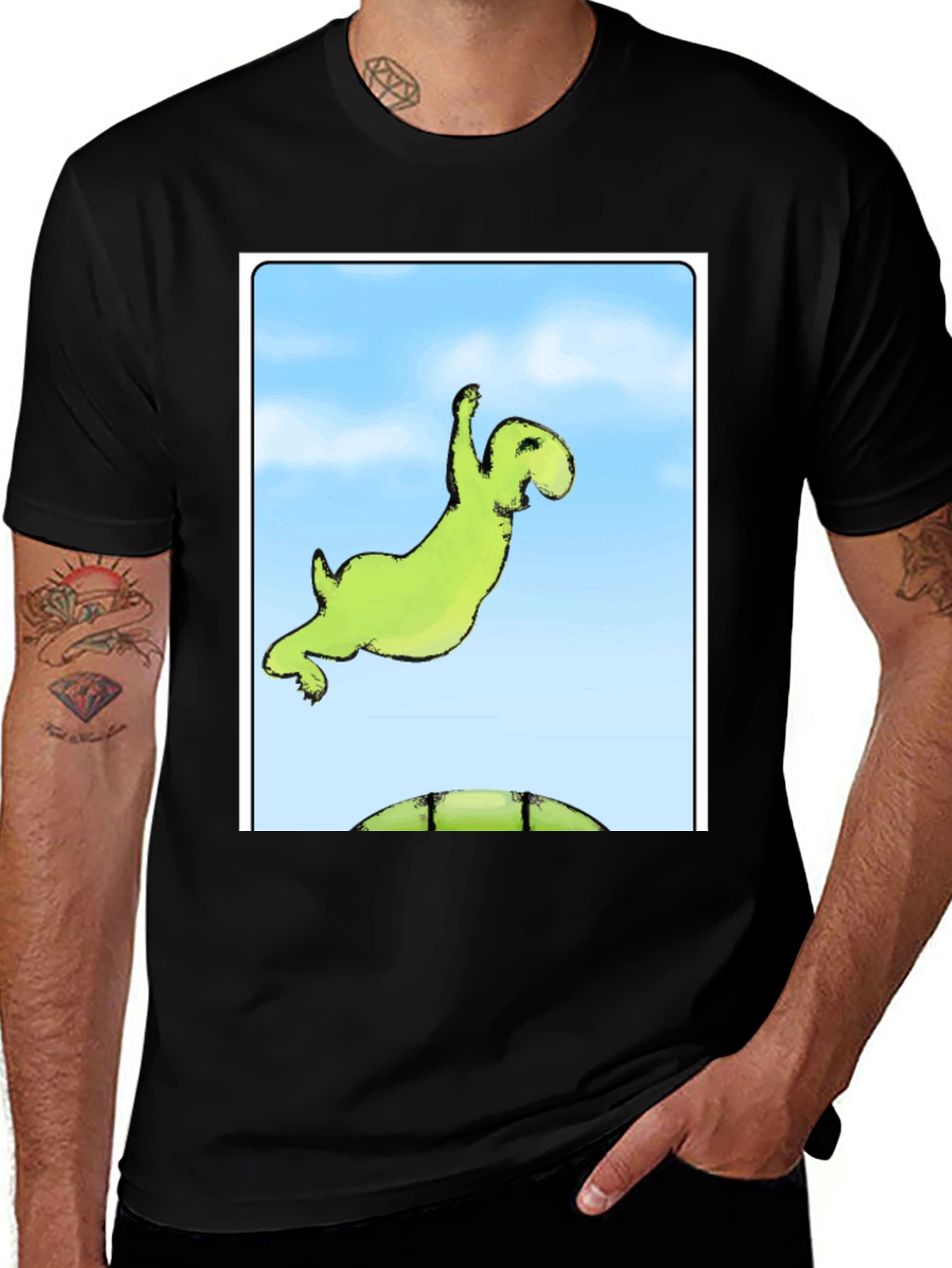 Variant 9 of Retro Dinosaur T-Shirt