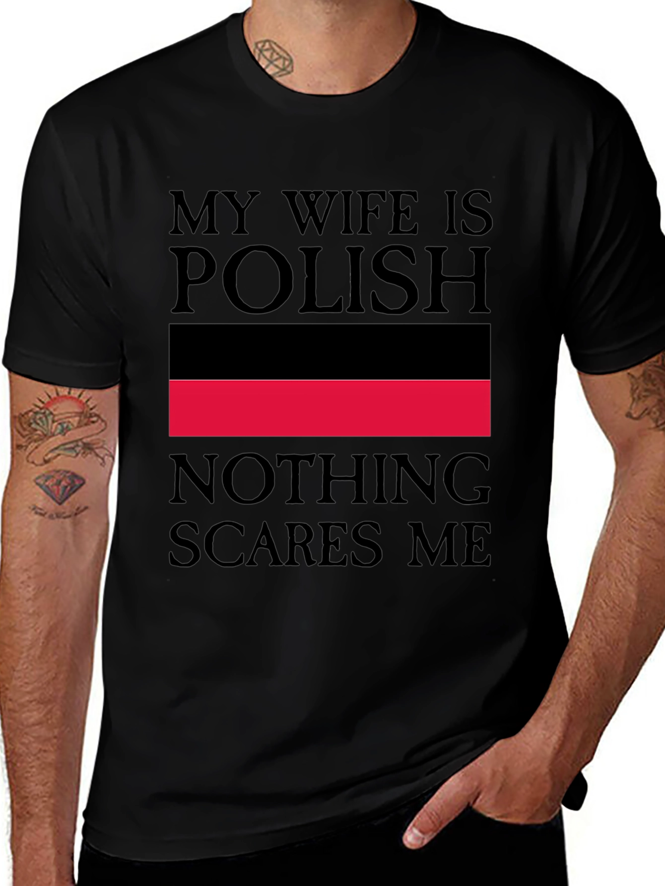 My Wife is Polish T-Shirt - Funny Husband Tee