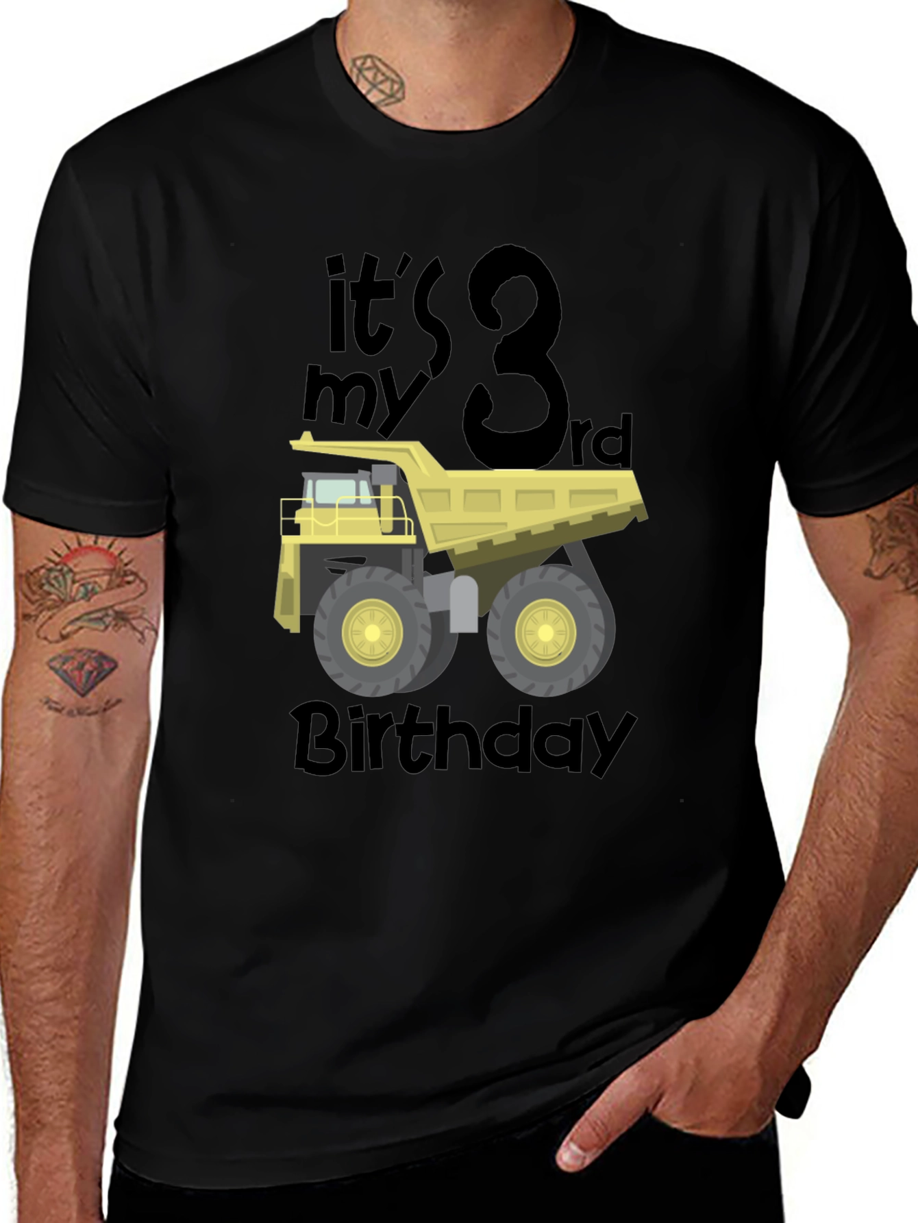 It's My 3rd Birthday Dump Truck T-Shirt