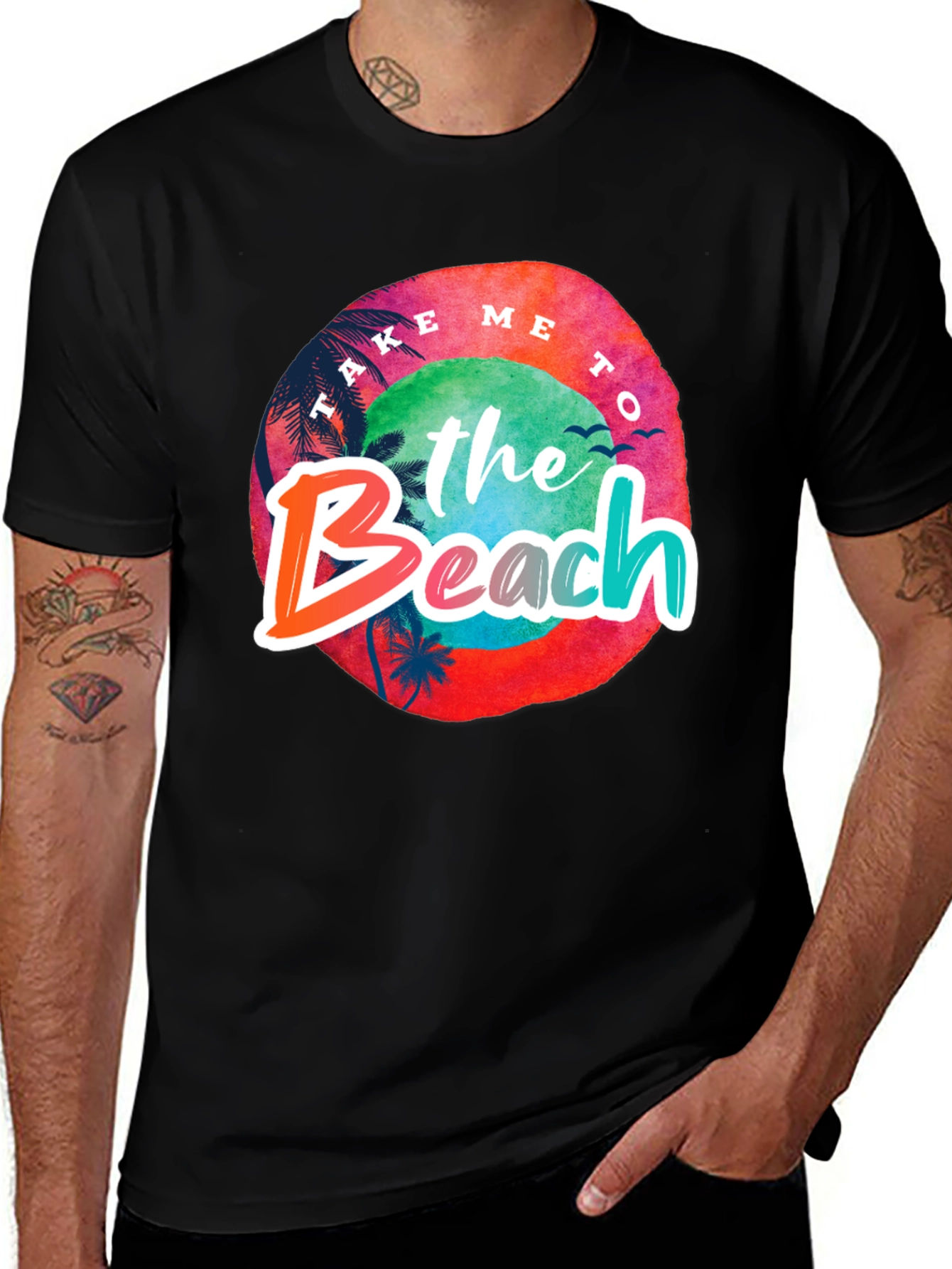 Variant 14 of Take Me to the Beach Graphic T-Shirt