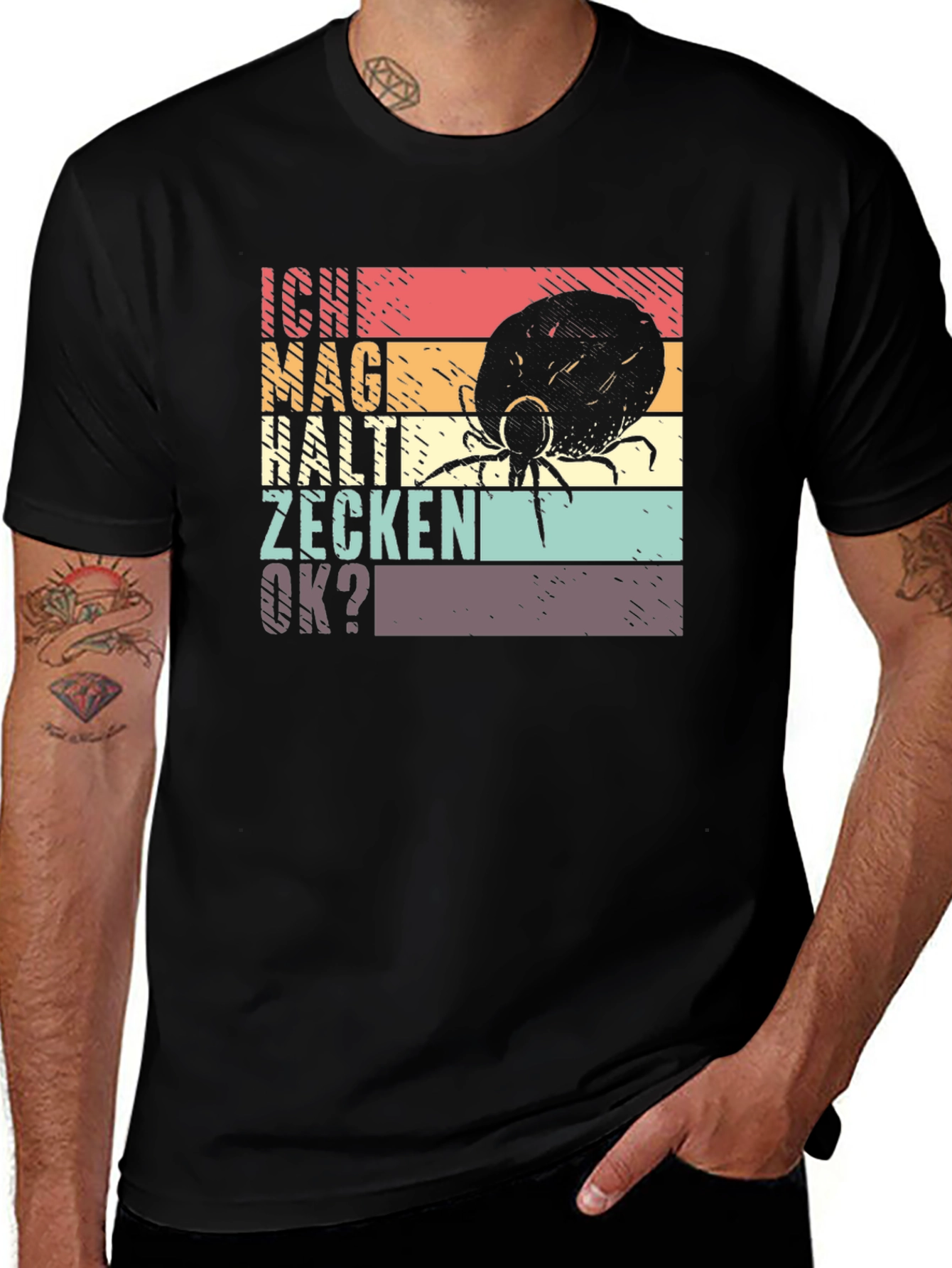 Variant 29 of Ich Mag Halte Zecken OK? Graphic Tee