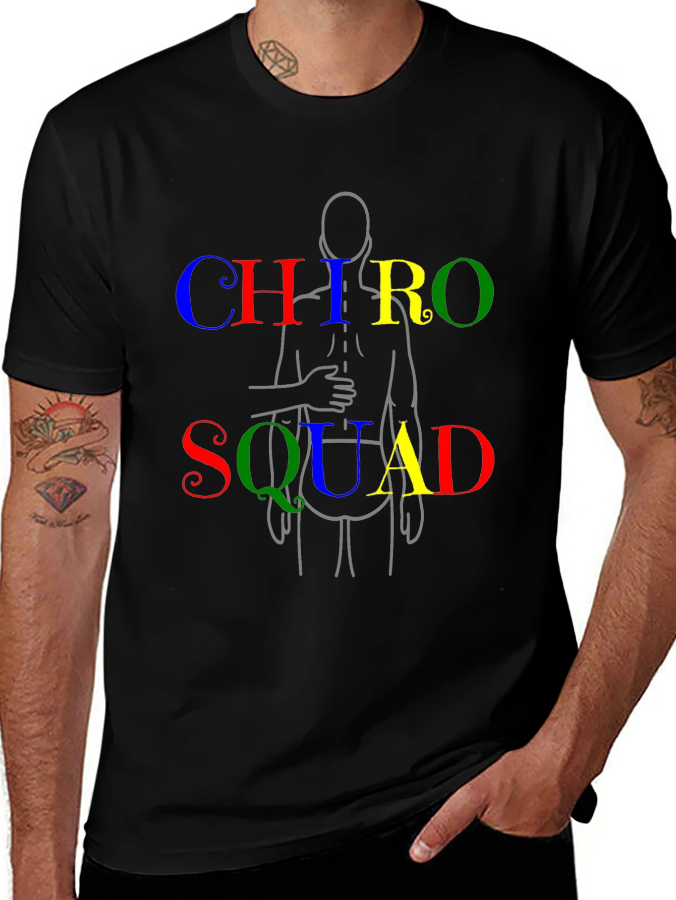 Variant 21 of Chiropractor Squad T-Shirt - Chiropractic Pride