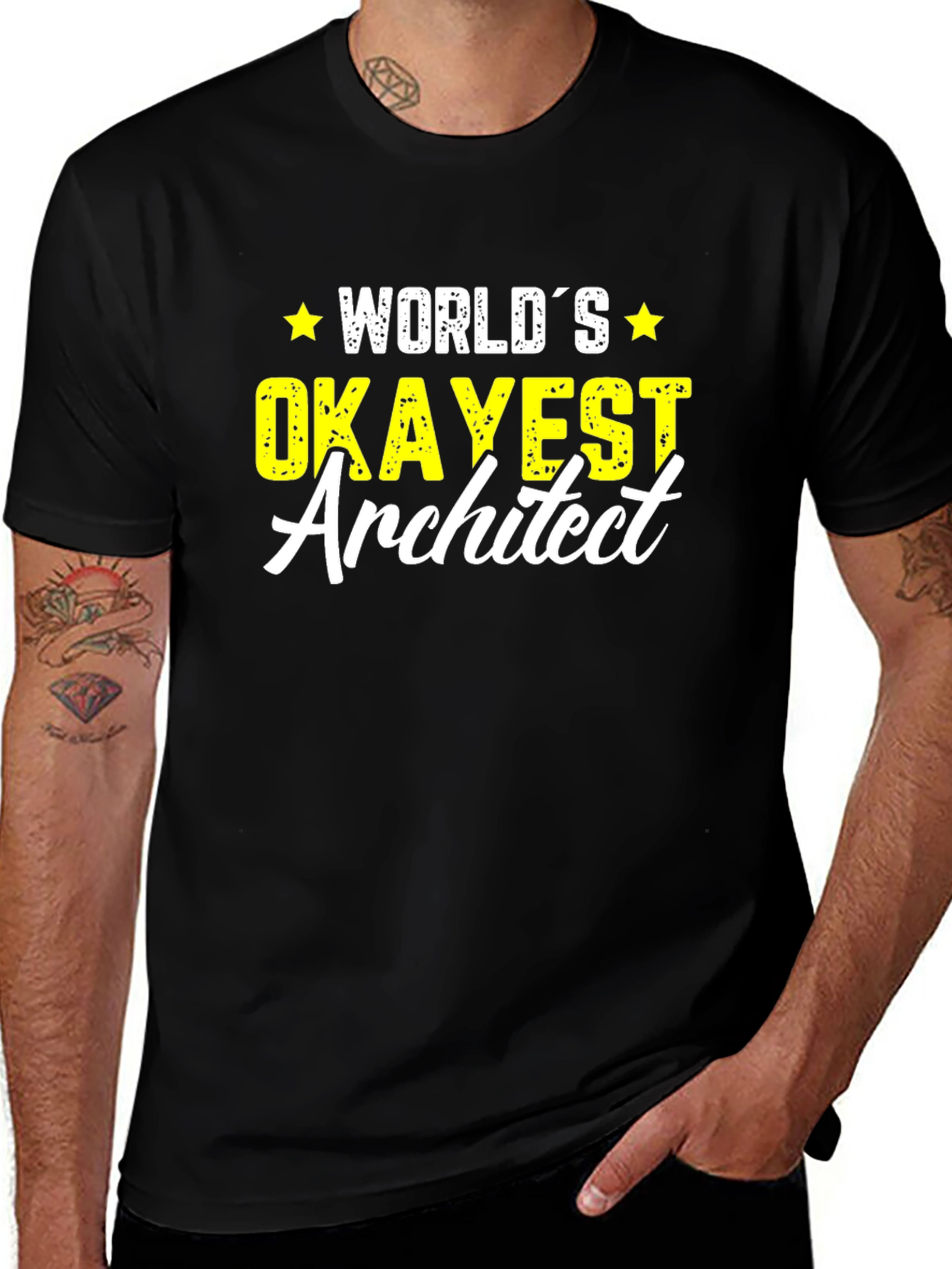 Variant 29 of World's Okayest Architect T-Shirt