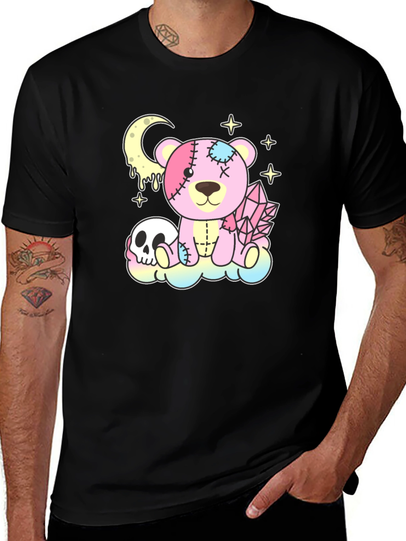 Variant 13 of Gothic Pastel Teddy Bear T-Shirt