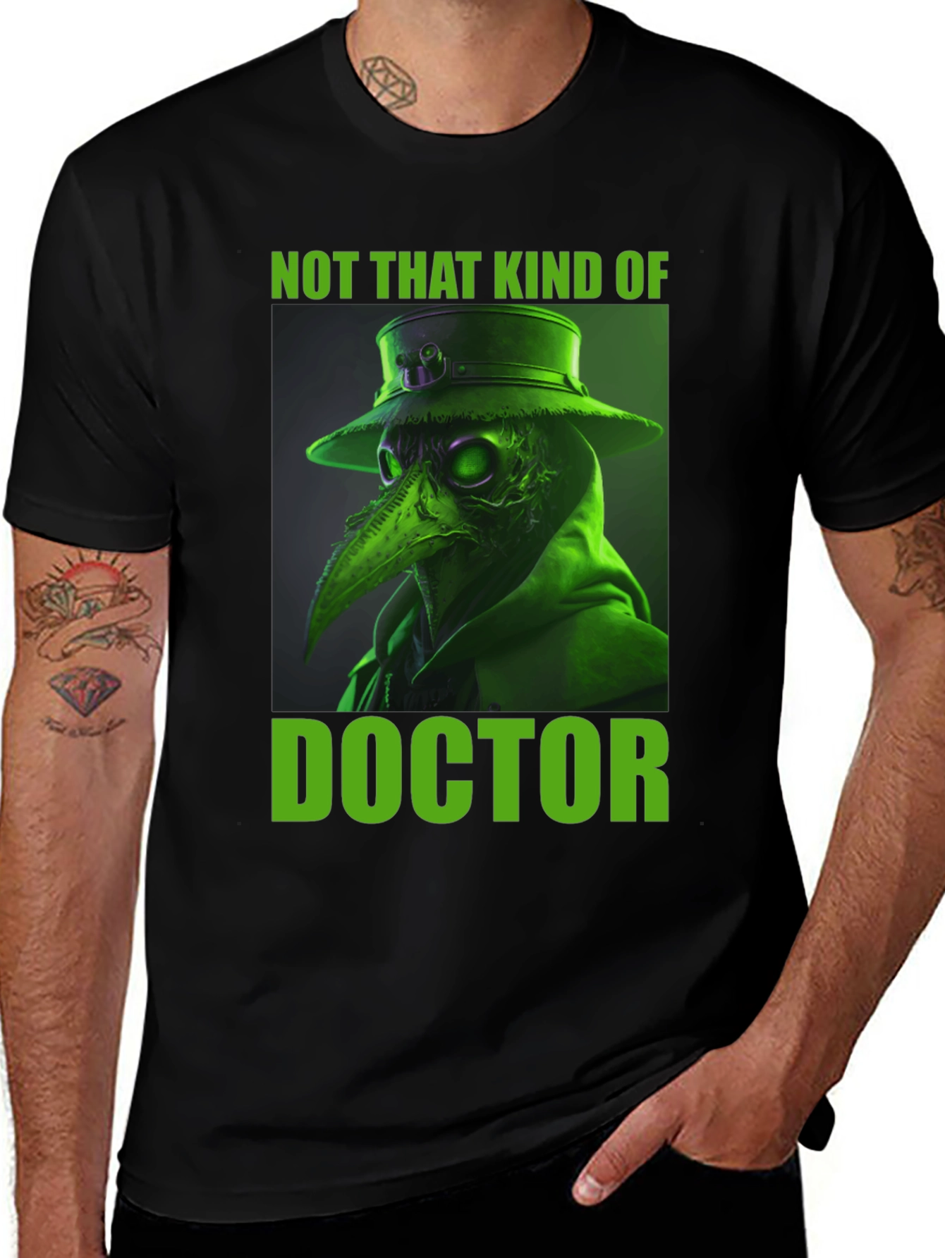 Variant 11 of Plague Doctor T-Shirt - Not That Kind of Doctor