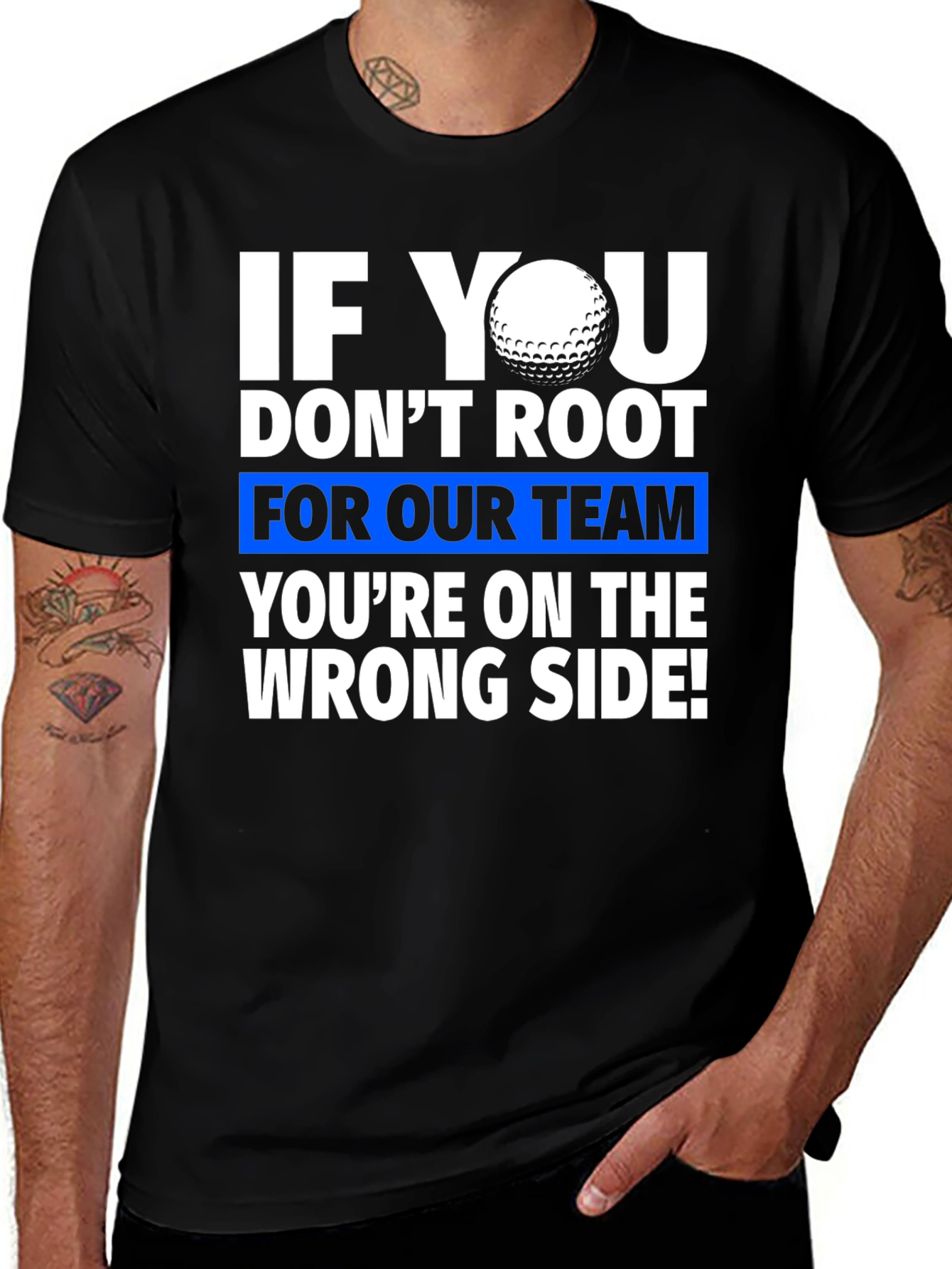 Golf Team T-Shirt - Wrong Side