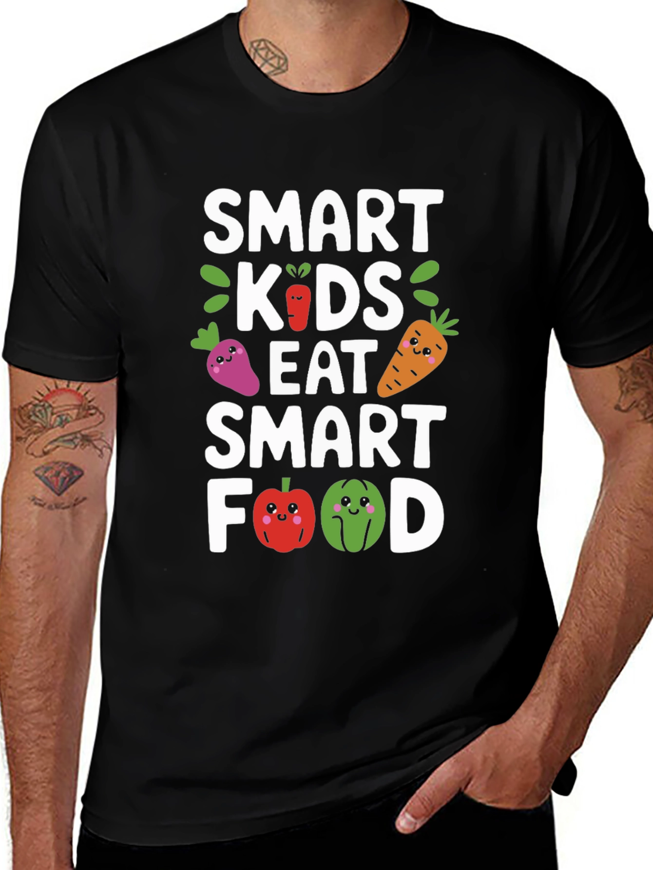 Smart Kids Eat Smart Food T-Shirt