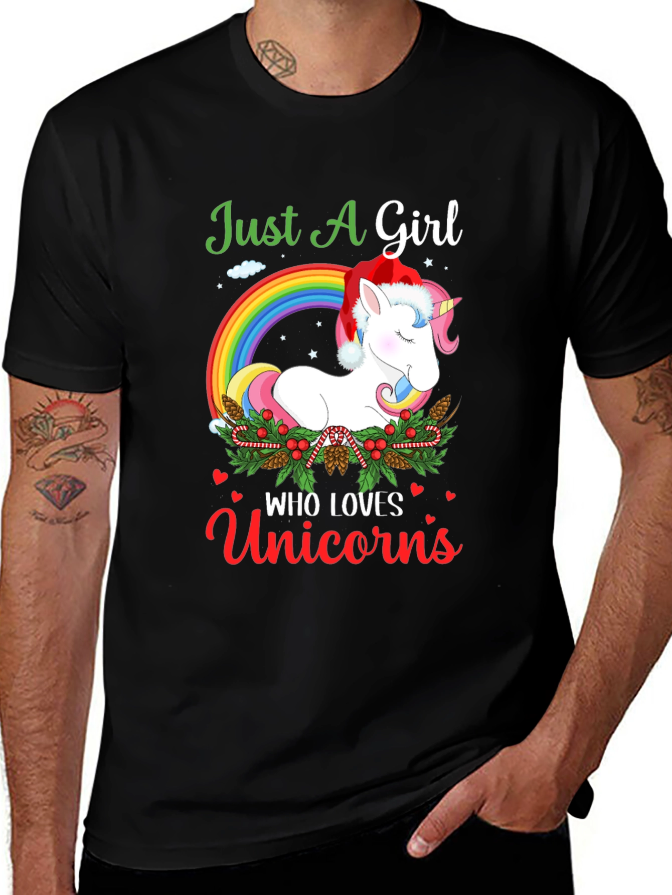 Variant 17 of Just A Girl Who Loves Unicorns T-Shirt