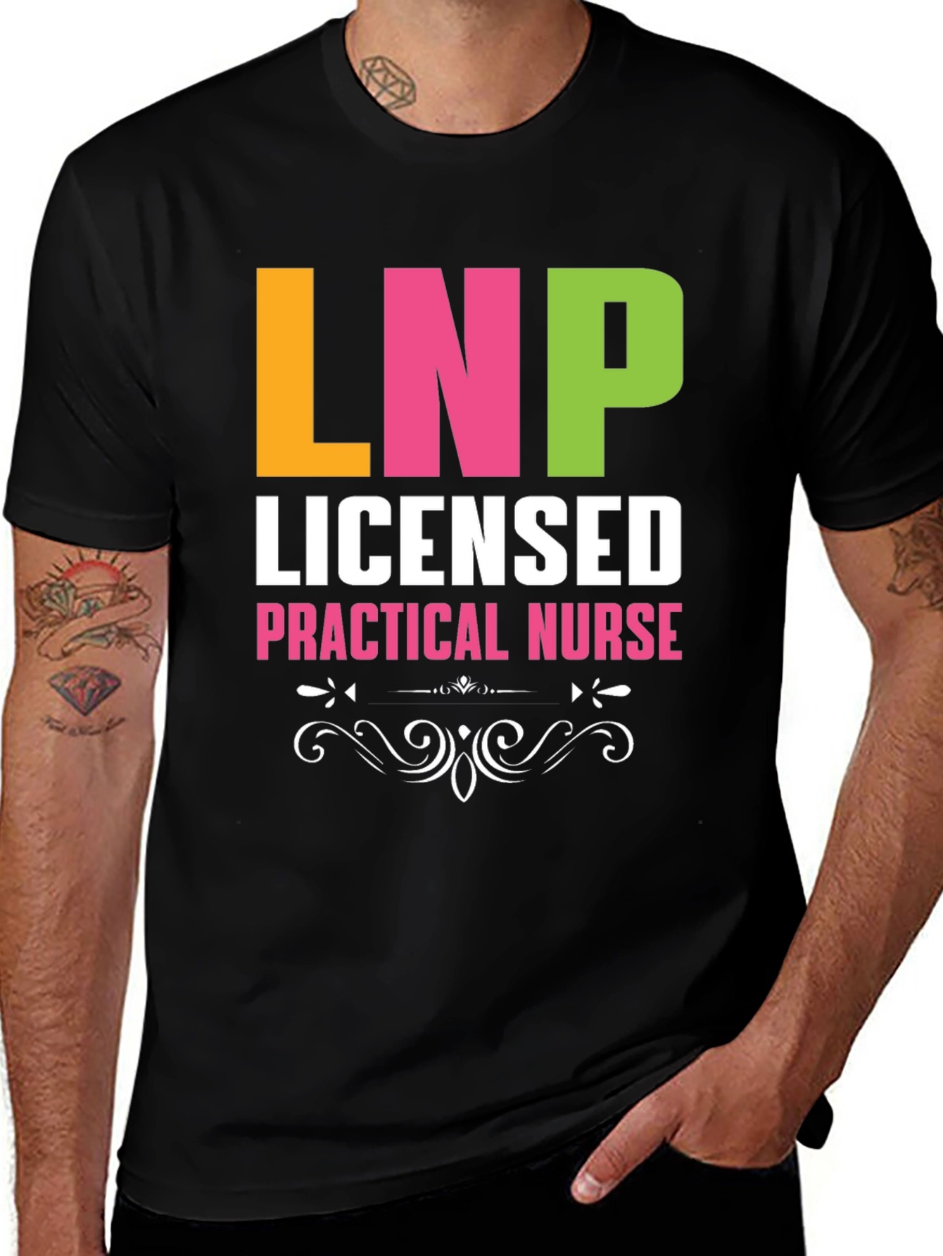 LNP Licensed Practical Nurse Graphic T-Shirt