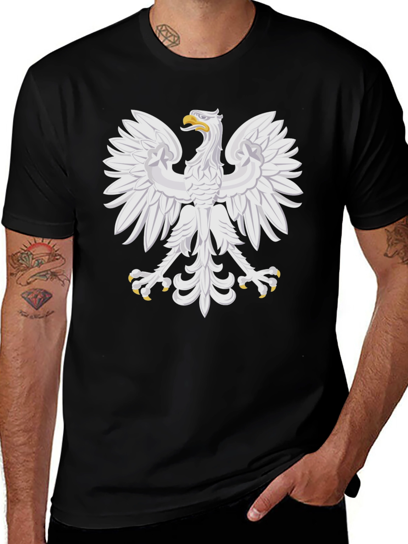 Polish Eagle Black T-Shirt