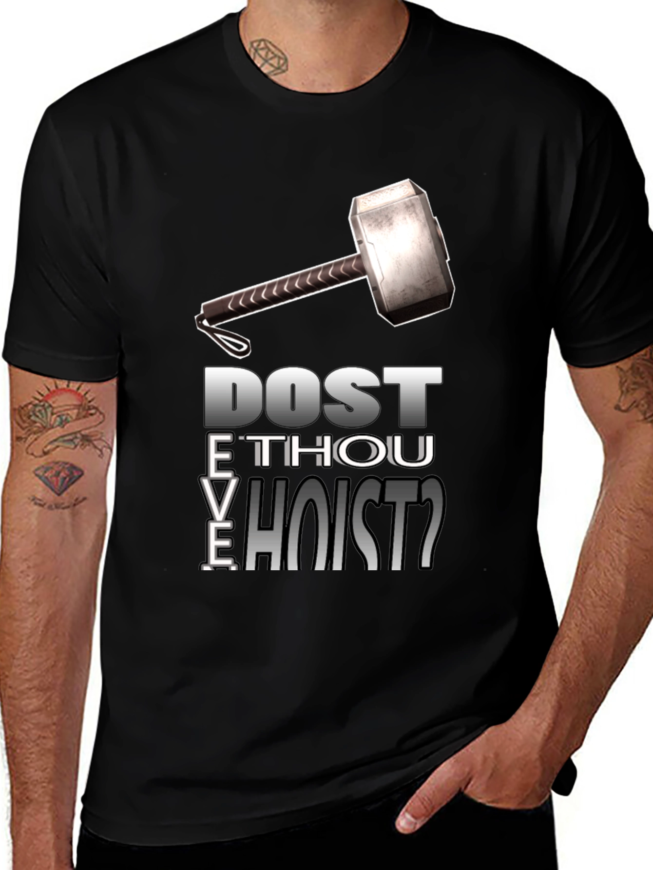 Variant 23 of Dost Thou Even Hoist T-Shirt