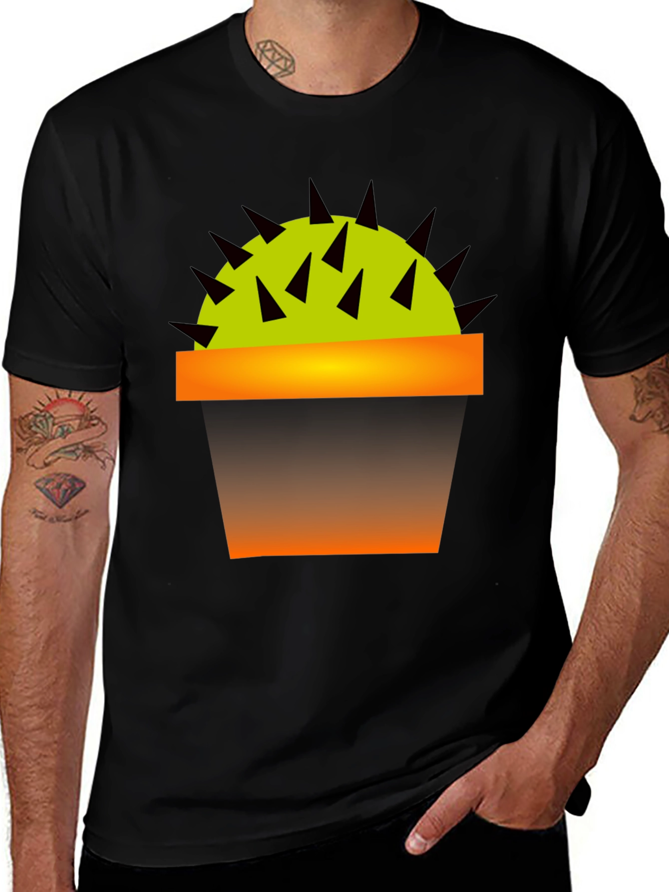 Variant 17 of Cactus Graphic Tee - Fun & Unique Design