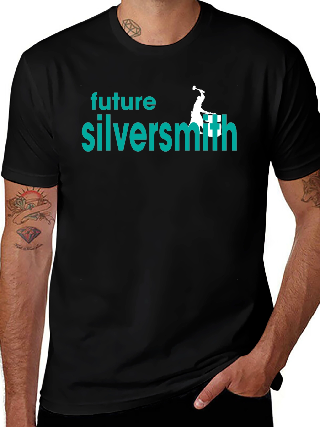Variant 24 of Future Silversmith T-Shirt - Black