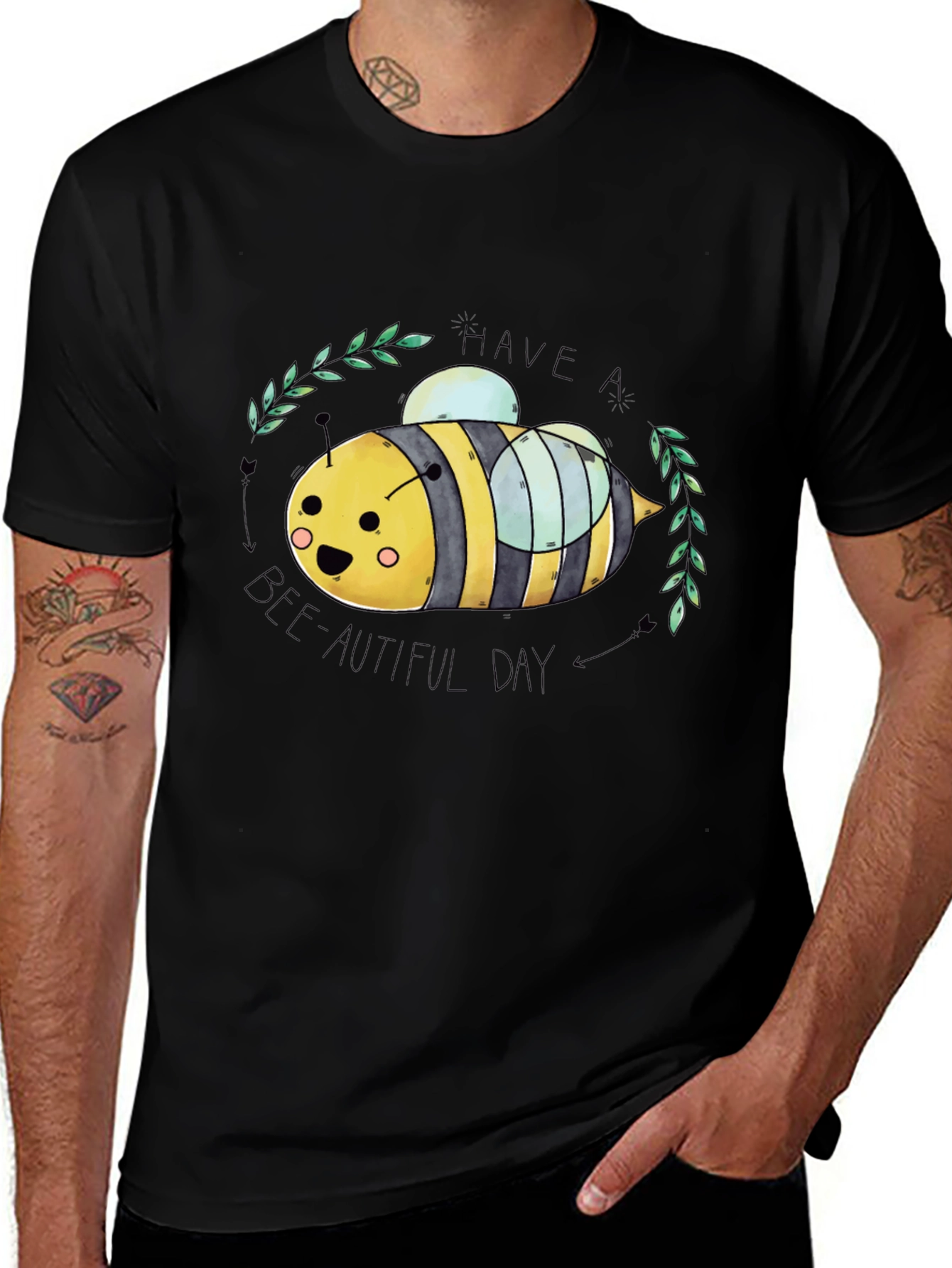 Variant 14 of Have a Bee-utiful Day Graphic Tee