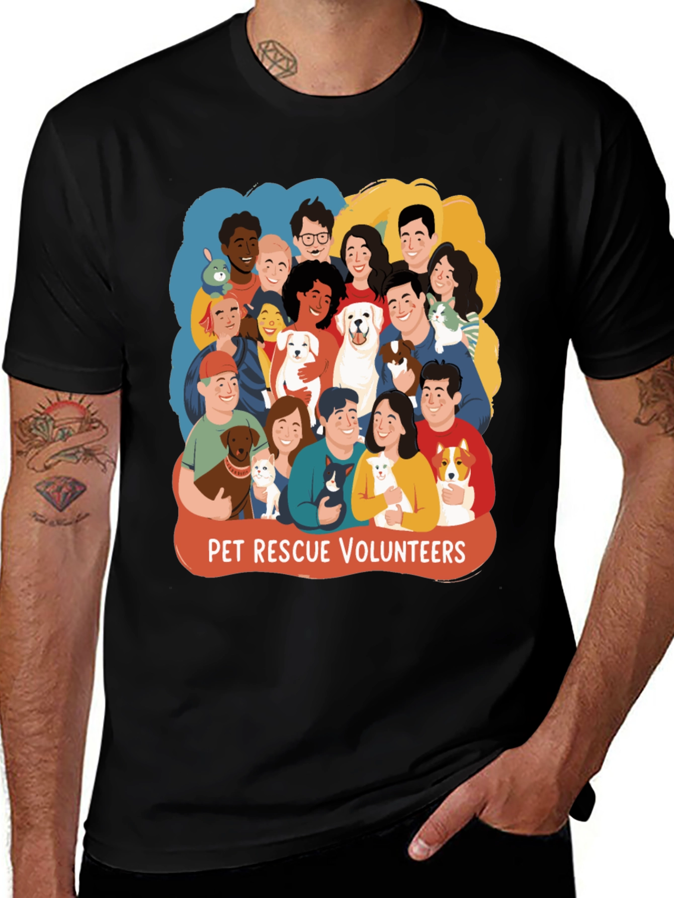 Variant 10 of Pet Rescue Volunteer T-Shirt