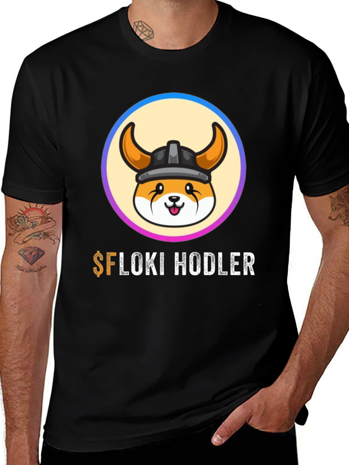 Floki Hodler Black T-Shirt