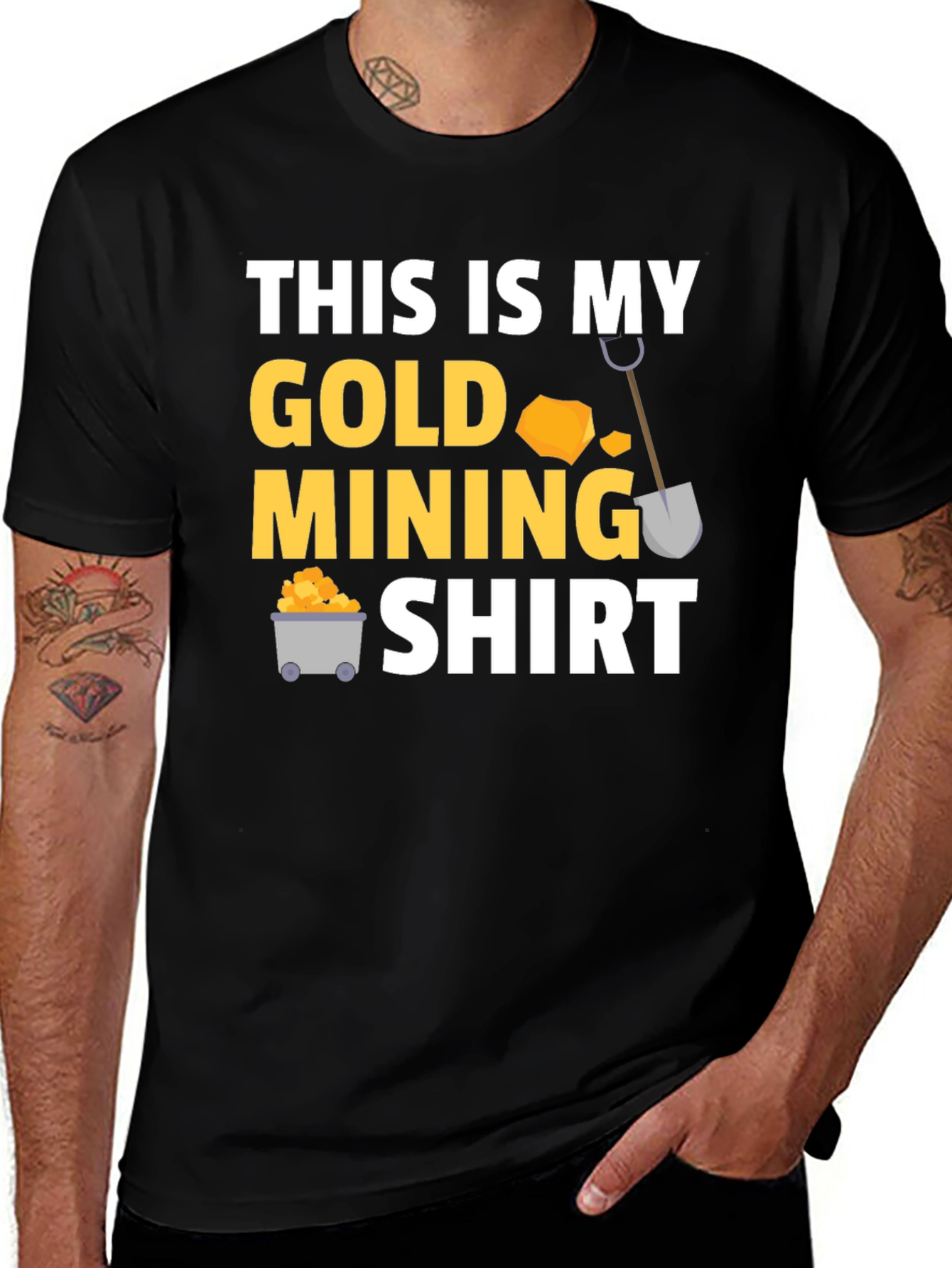 Variant 12 of Gold Mining Shirt - Funny Mining T-Shirt