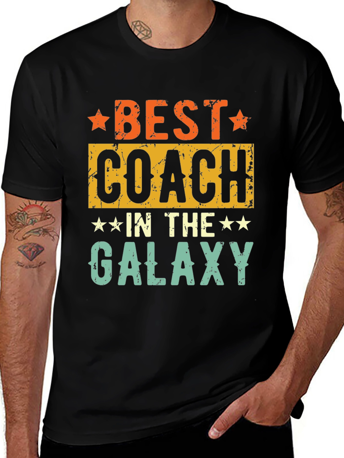 Variant 9 of Best Coach in the Galaxy T-Shirt