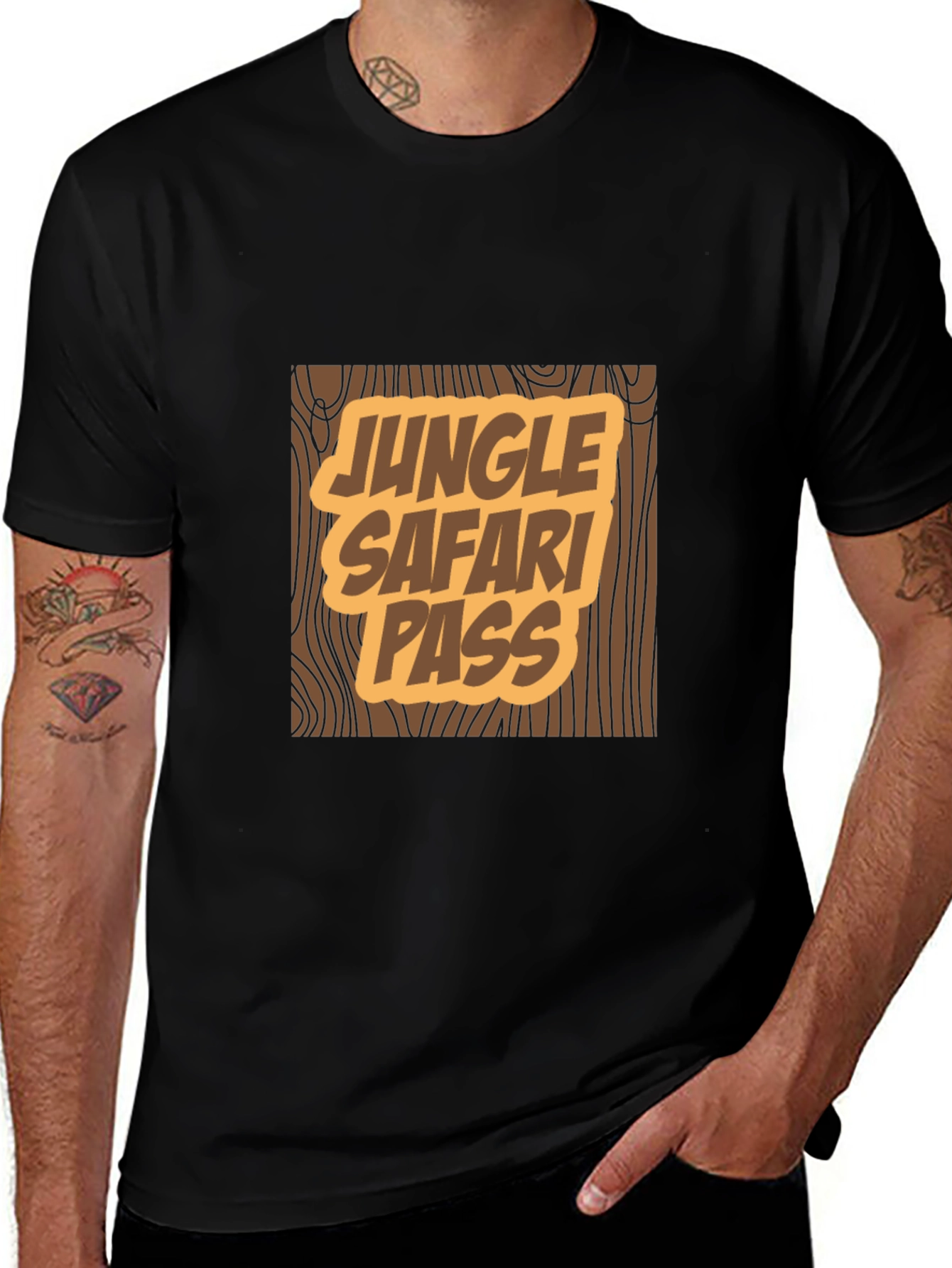 Variant 9 of Jungle Safari Pass Graphic T-Shirt