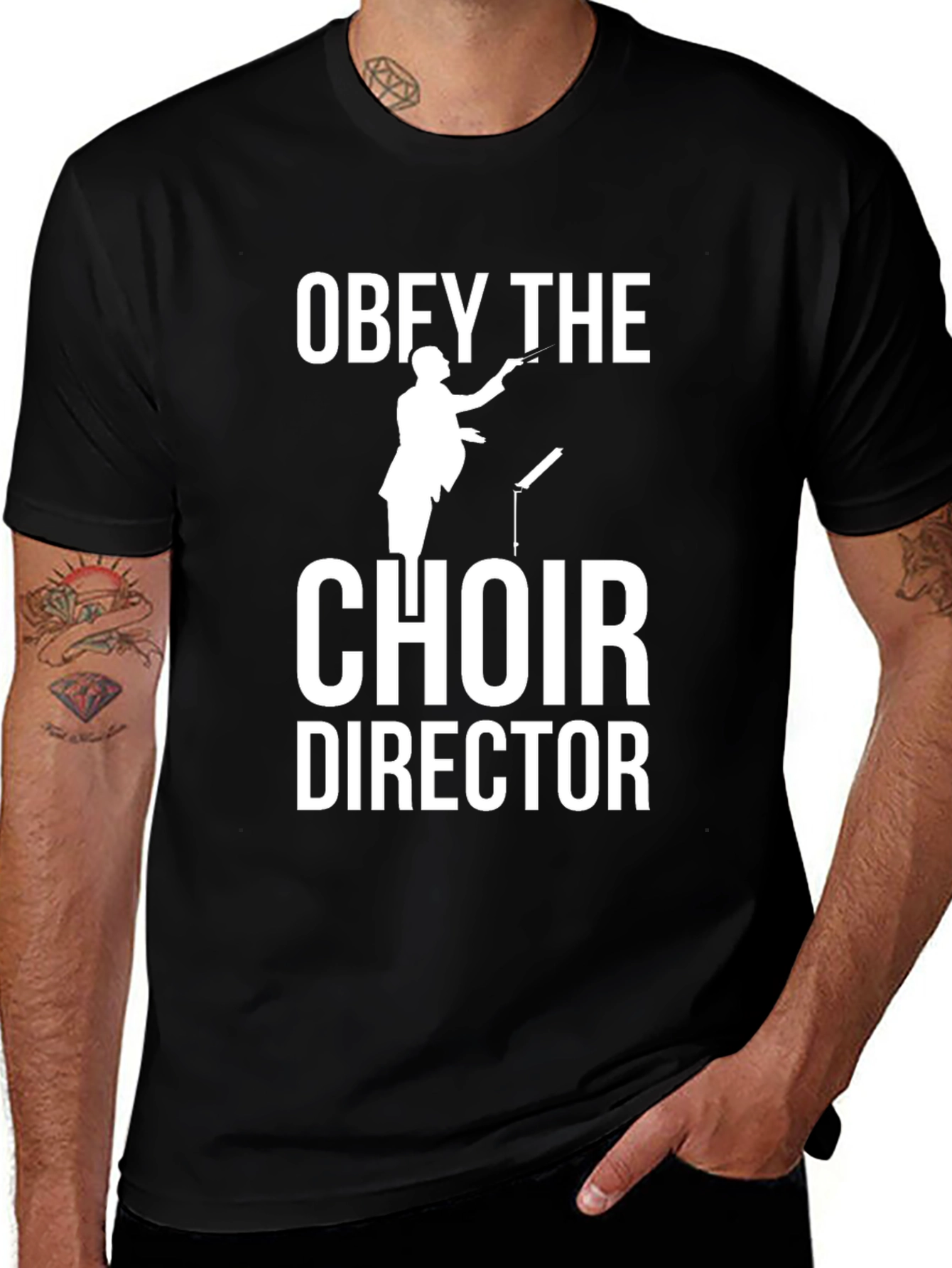 Obey the Choir Director T-Shirt - Music Lover Tee