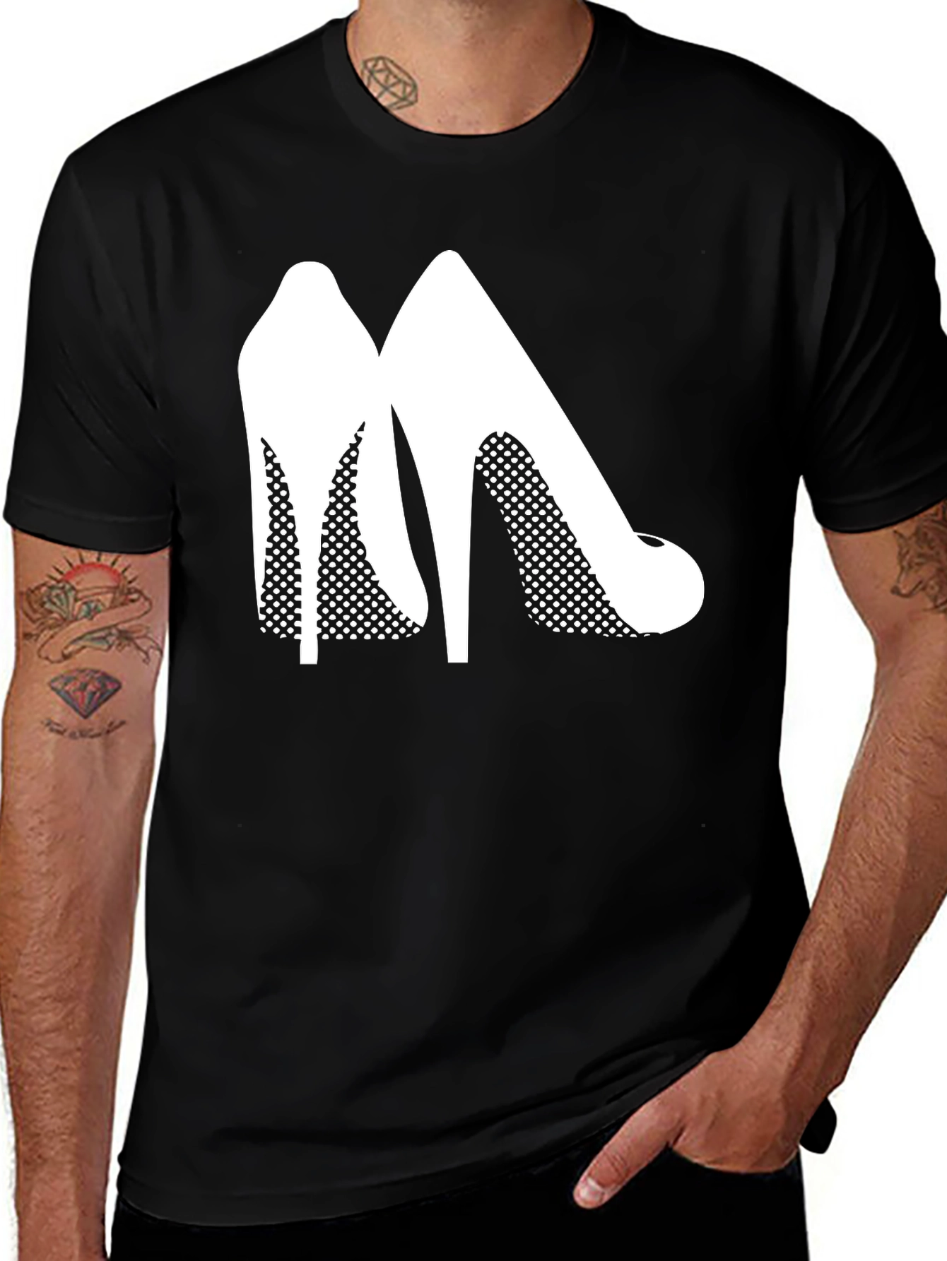 Heel Graphic T-Shirt - Stylish Fashion Tee