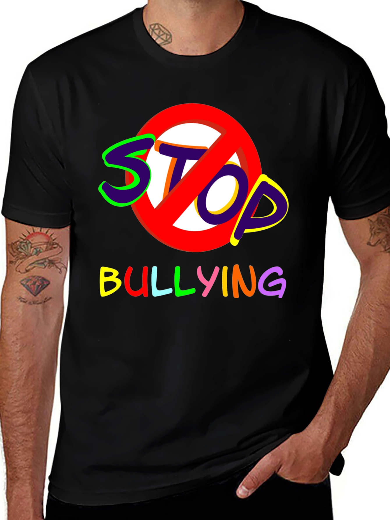 Variant 3 of Stop Bullying Graphic Tee - Anti-Bullying T-Shirt