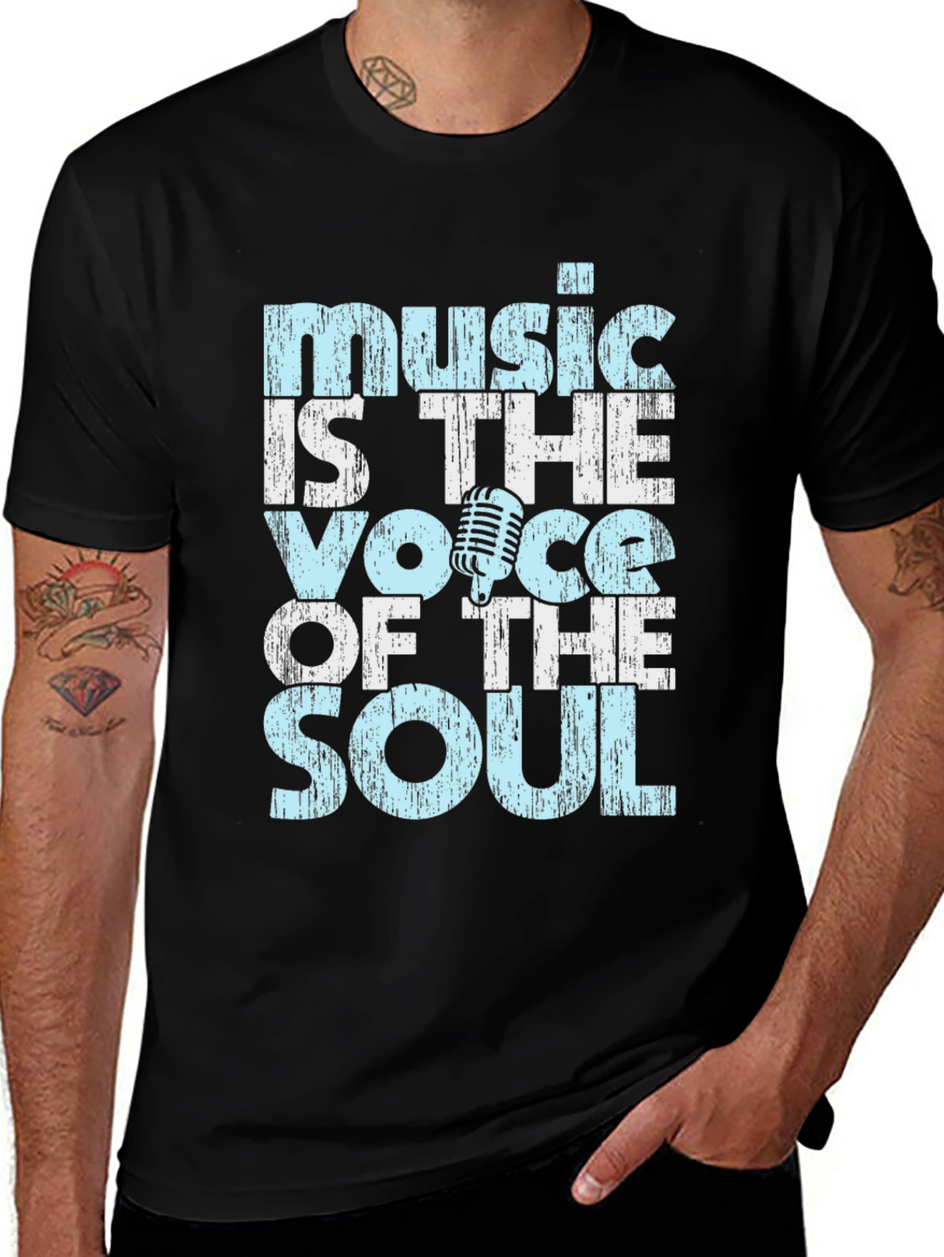 Variant 16 of Music is The Voice of The Soul Graphic Tee