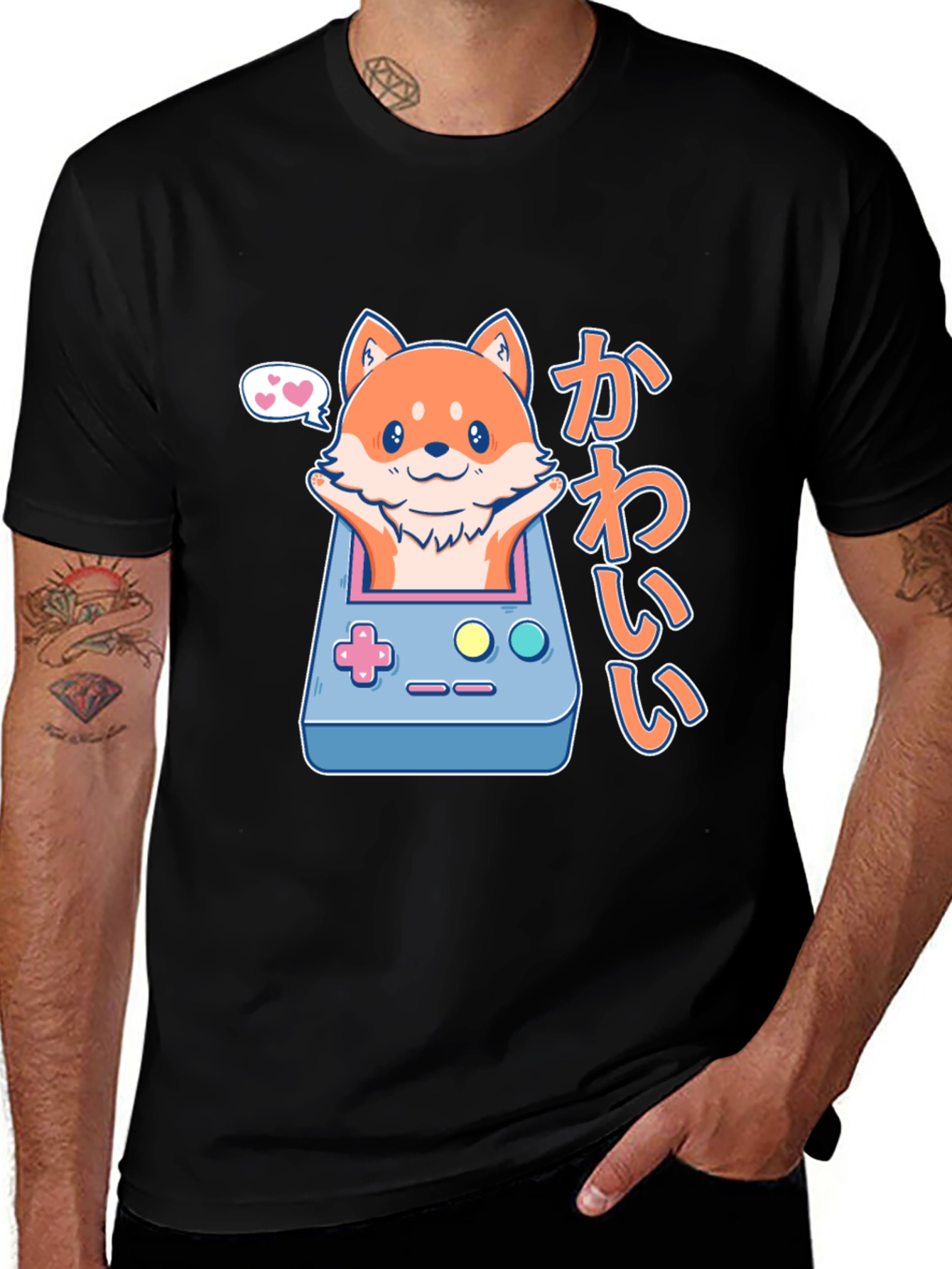 Variant 14 of Kawaii Shiba Gamer T-Shirt