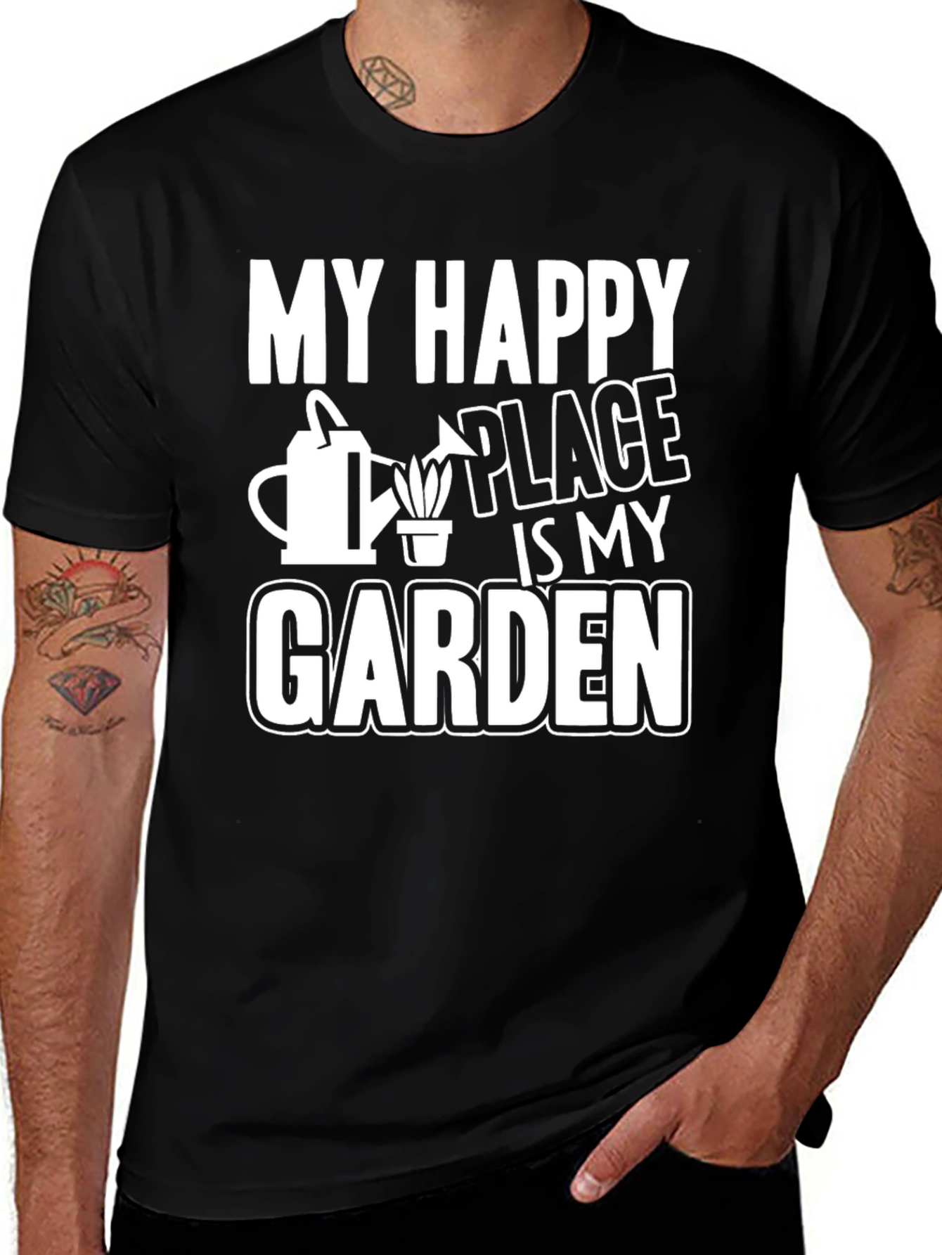 Variant 24 of My Happy Place is My Garden Graphic Tee